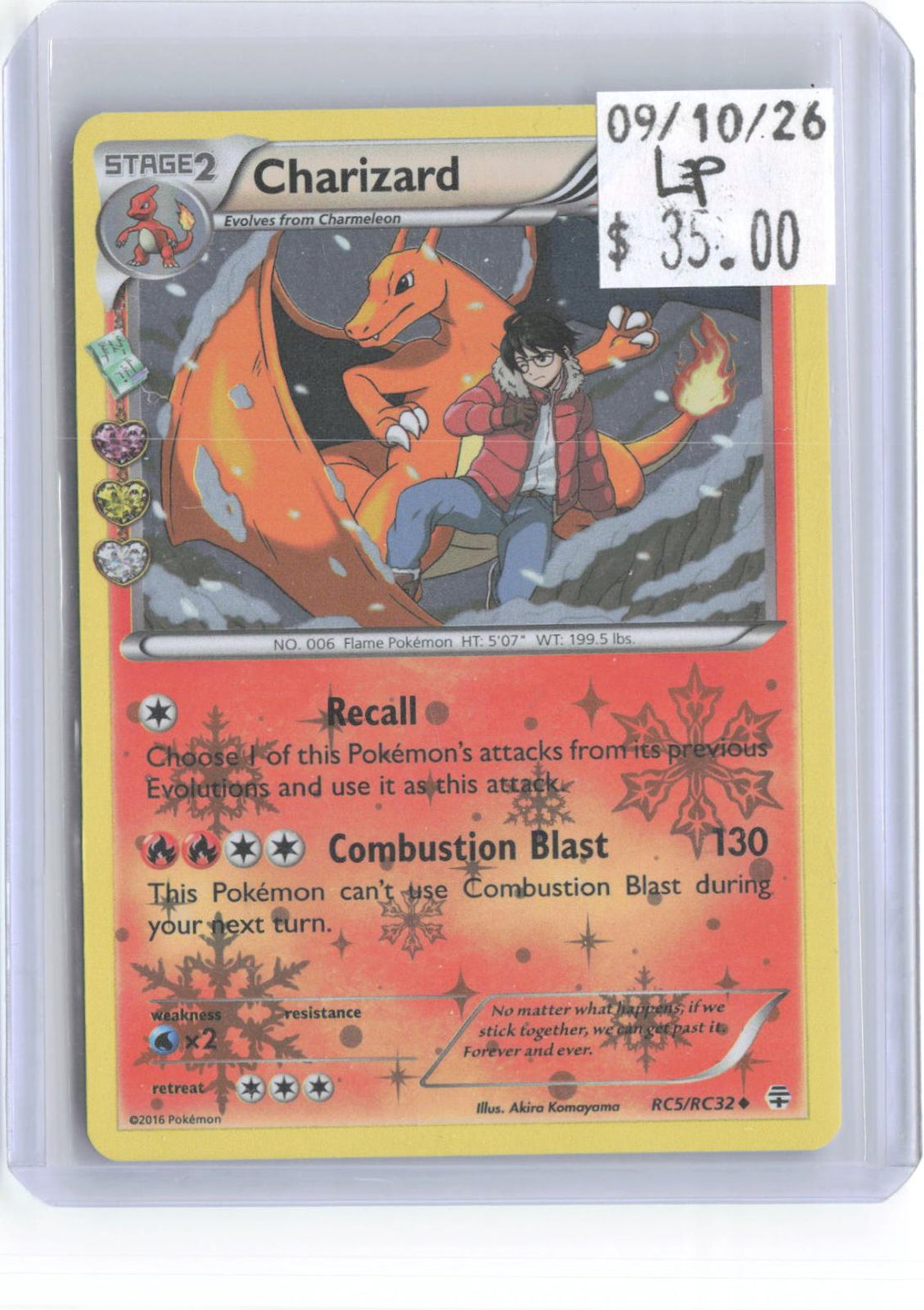 Charizard RC5/RC32 Uncommon Generations Pokemon Holo Lightly Played