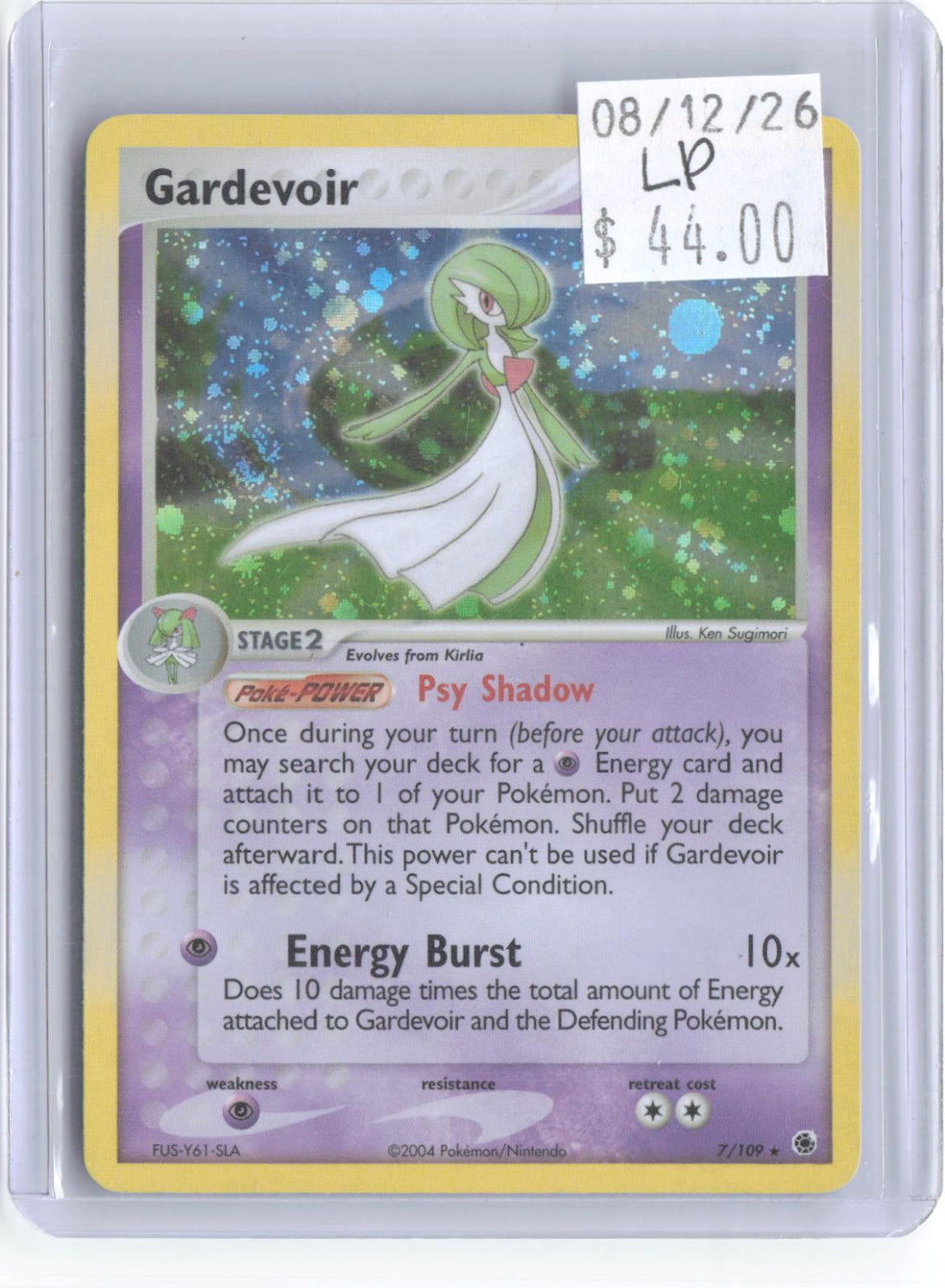 Gardevoir (Holo) 7 Holo Rare EX Battle Stadium Pokemon Lightly Played