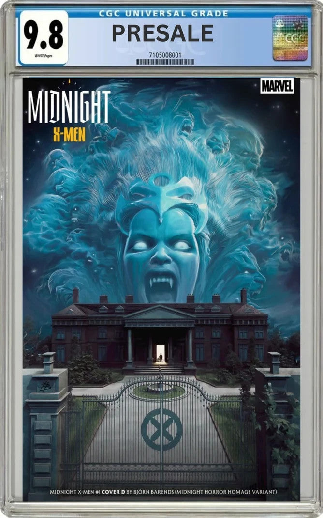 CGC 9.8 Midnight X-Men #1 CVR D Björn Barends Horror Homage (Pre-Sale 10/7/26)