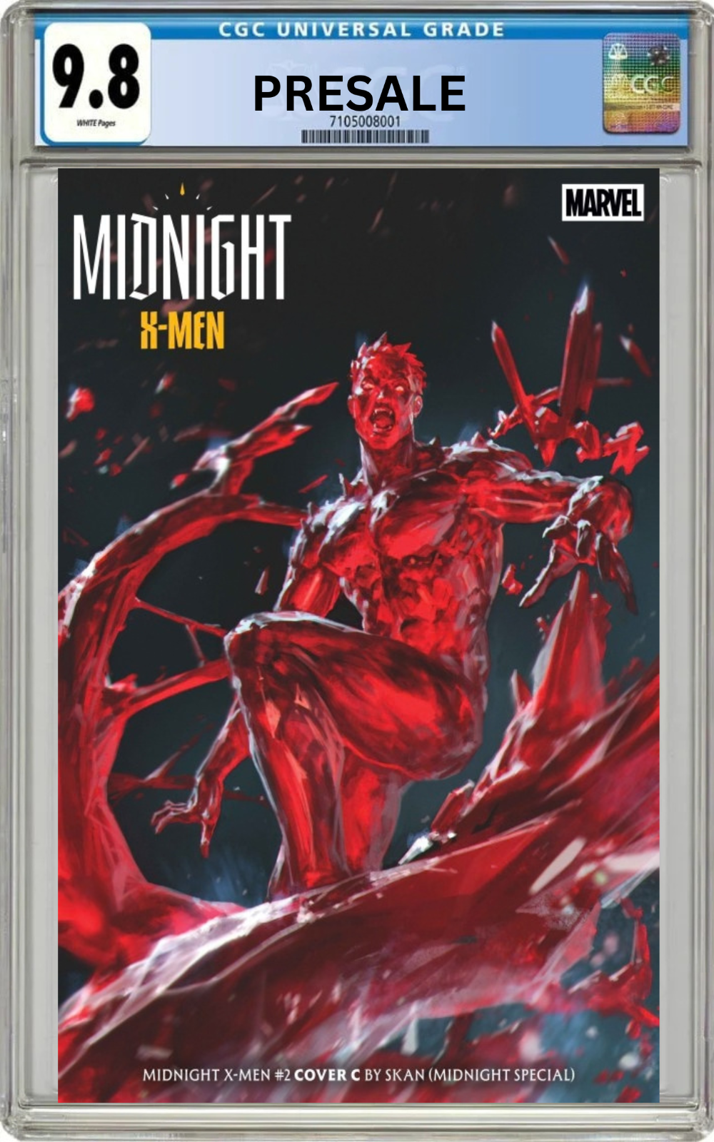 PRESALE 11/18/2026 CGC 9.8 Midnight X- Men #2 Cover C Skan Srisuwan