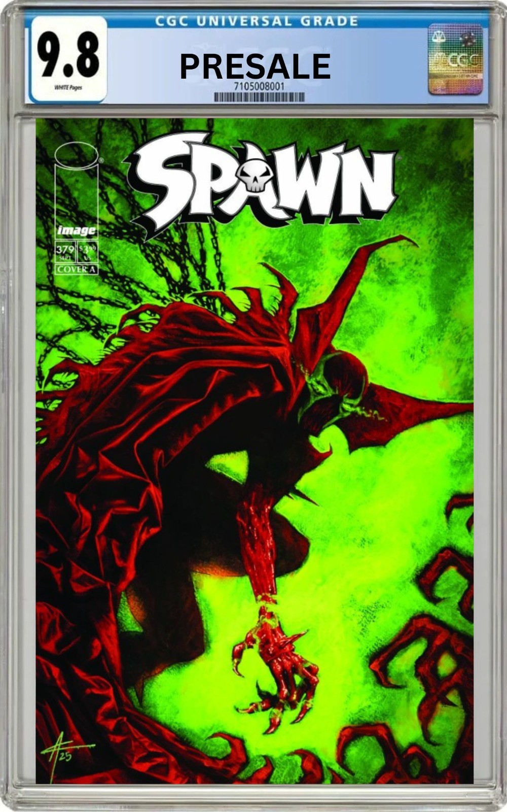 CGC 9.8 Spawn #379 Aaron Campbell Cover A TODD McFARLANE 9/30/26
