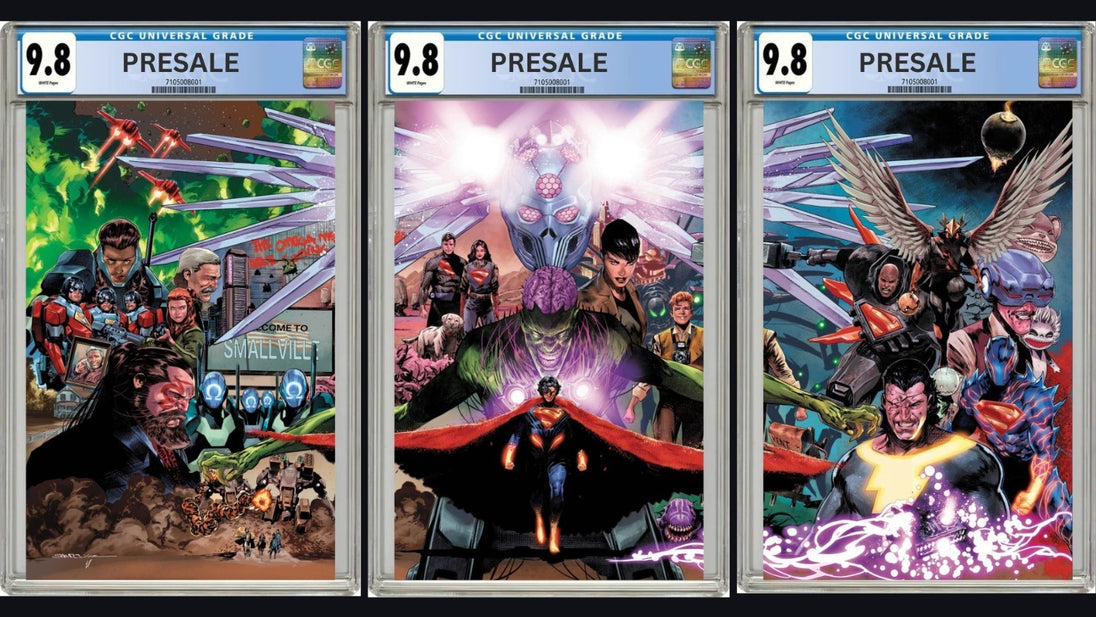 CGC 9.8 Absolute Superman #25 Sandoval Connecting Covers H I J Pre-Sale 11/4/26