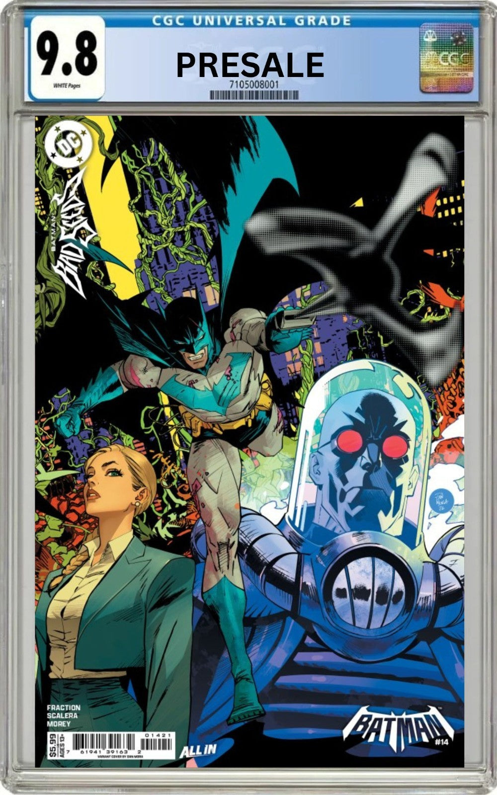 CGC 9.8 Batman #14 Dan Mora Cover B Variant Bad Seeds Pre-Sale 10/7/26