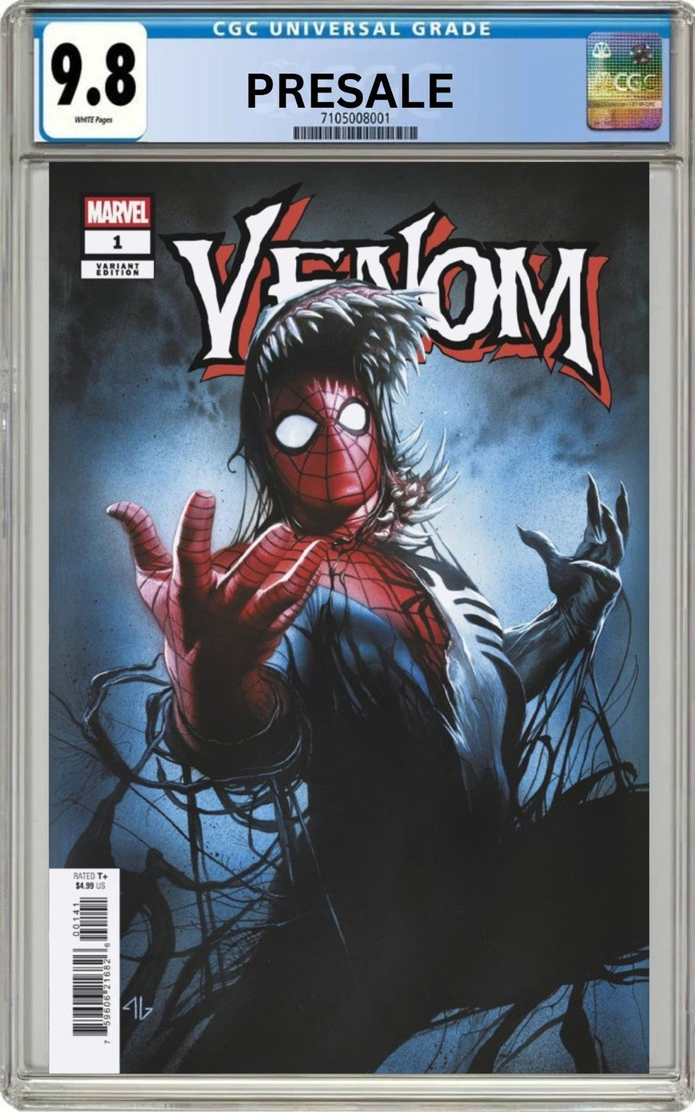 CGC 9.8 Venom #1 Adi Granov Spider-Man Variant Cover Pre-Sale 10/14/26
