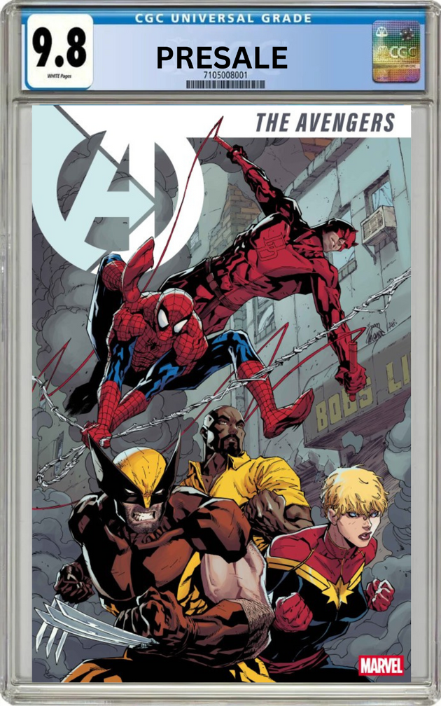 PRESALE 11/4/2026 CGC 9.8 Avengers #1 Ryan Stegman 1:25 Variant Cover