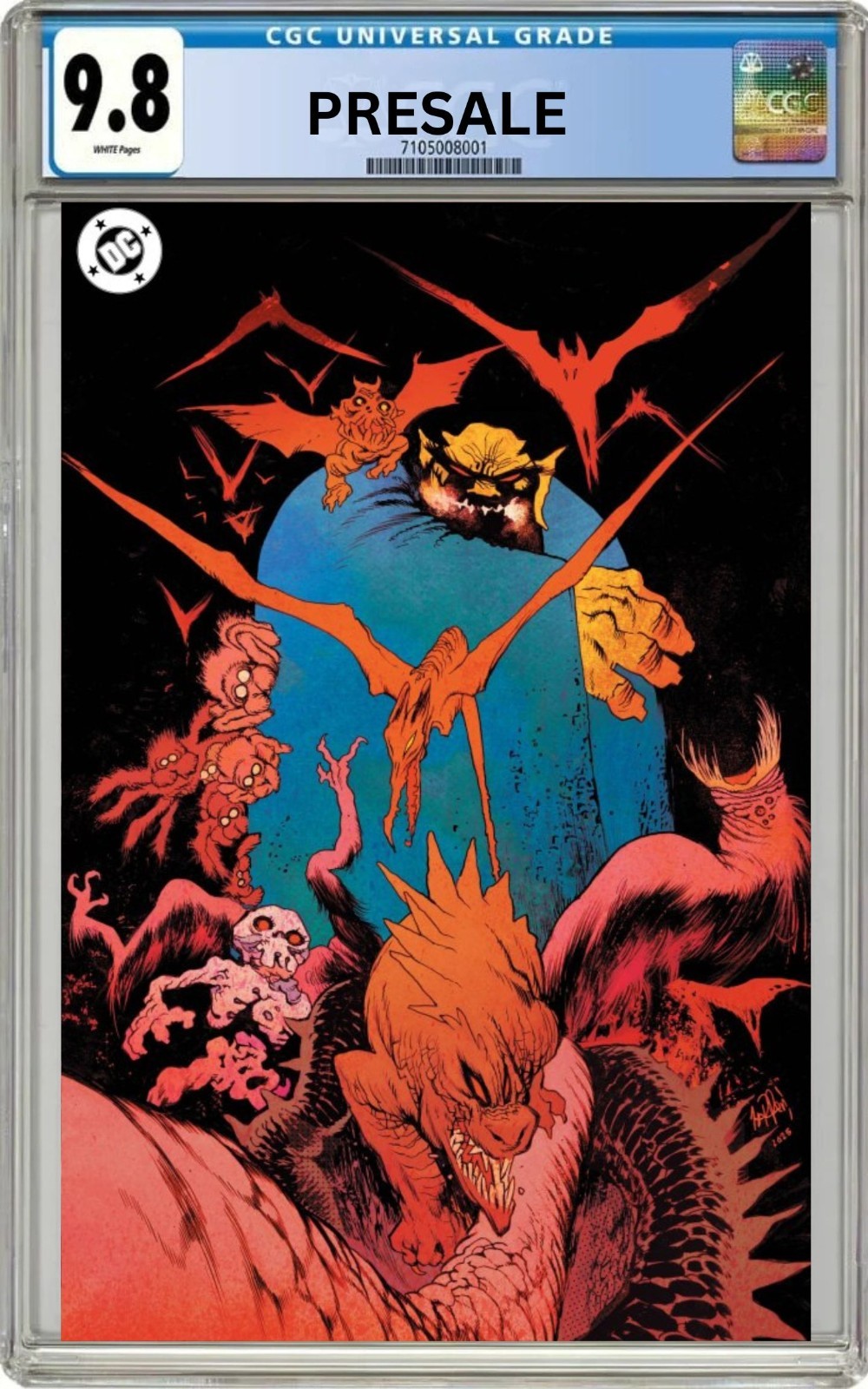 CGC 9.8 The Demon #1 James Harren FOIL COVER E DC Comics Pre-Sale 10/7/26