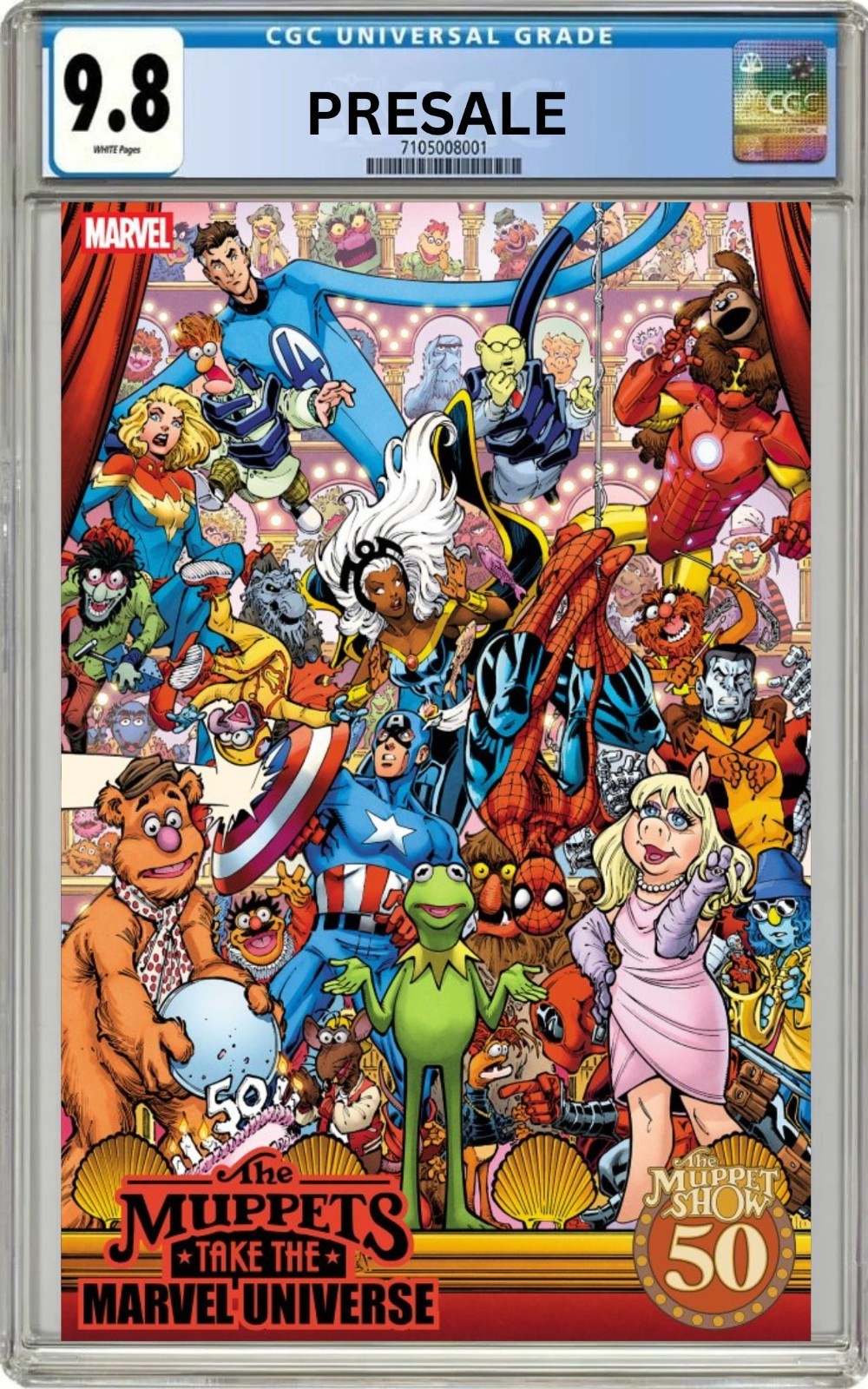 CGC 9.8 The Muppets Take the Marvel Universe #1 Nauck Variant Pre-Sale 9/23/26
