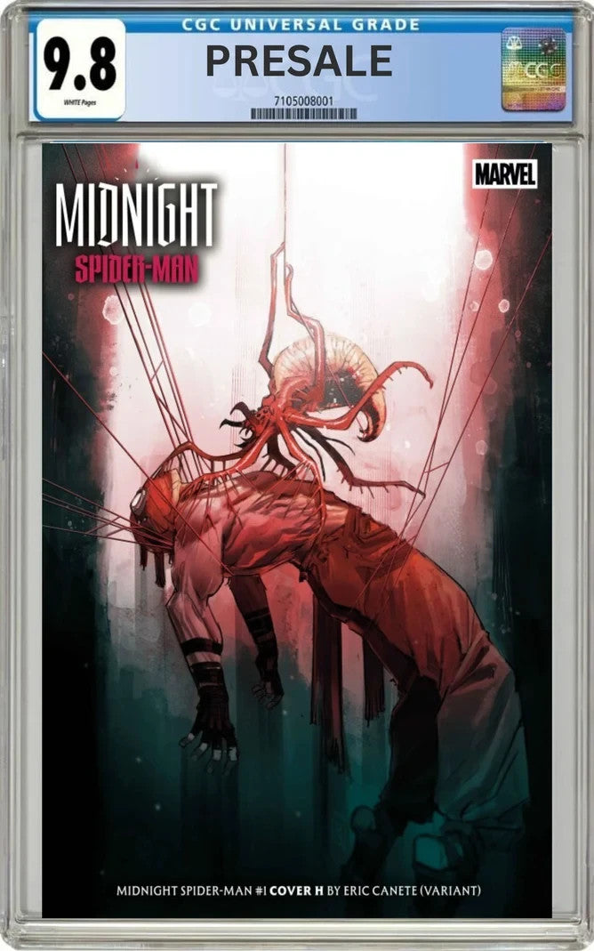 CGC 9.8 Midnight Spider-Man #1 Cover H Eric Canete Variant (Pre-Sale 10/7/26)