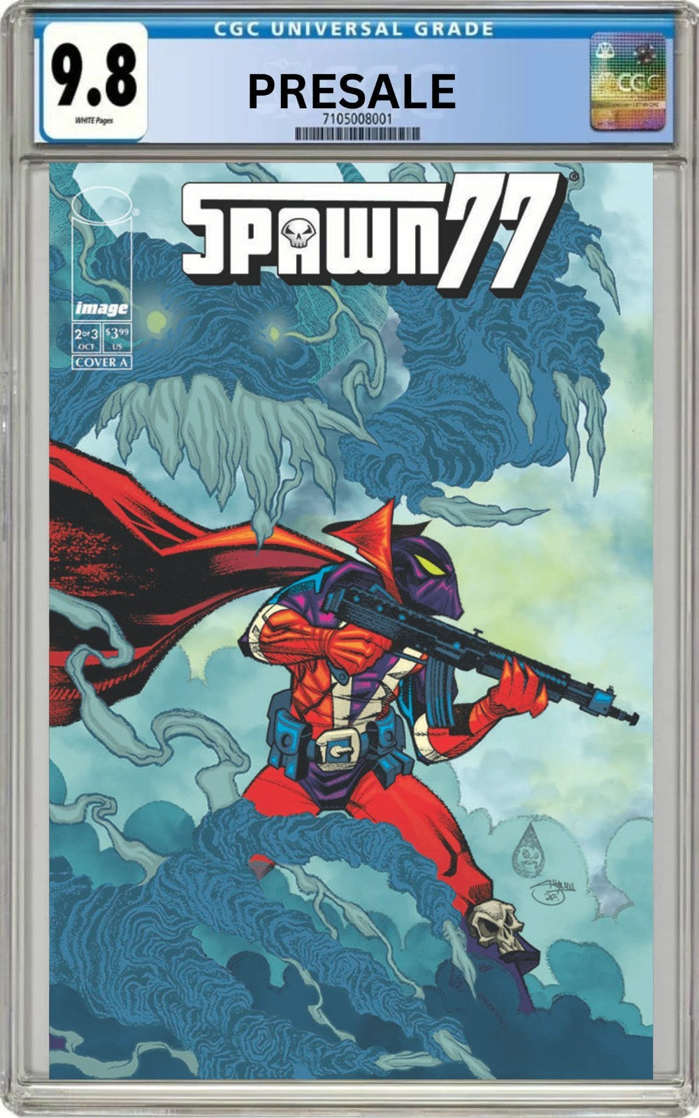 CGC 9.8 Spawn 77 #2 Shawn Crystal Cover TODD McFARLANE 10/14/26