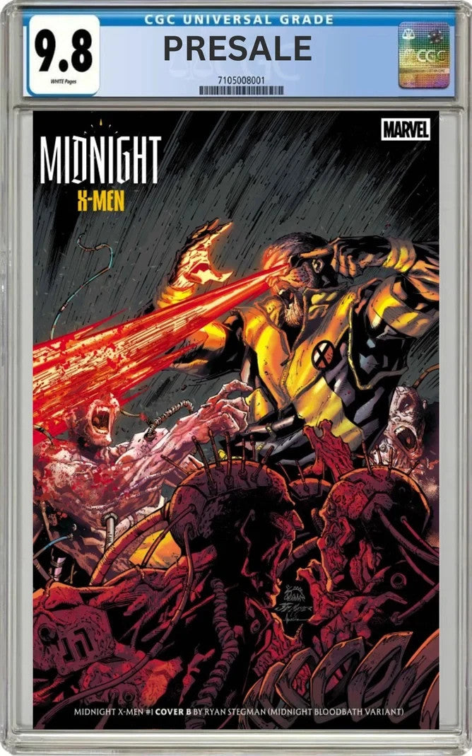 CGC 9.8 Midnight X-Men #1 Ryan Stegman Midnight Bloodbath Var (Pre-Sale 10/7/26)