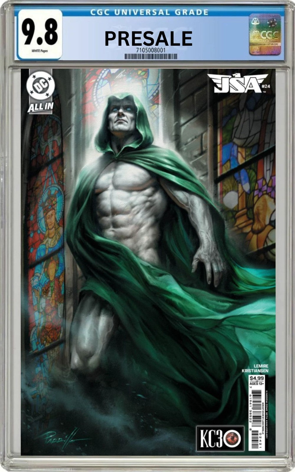 CGC 9.8 JSA #24 Lucio Parrillo Kingdom Come 30th Ann. Variant Pre-Sale 10/7/26