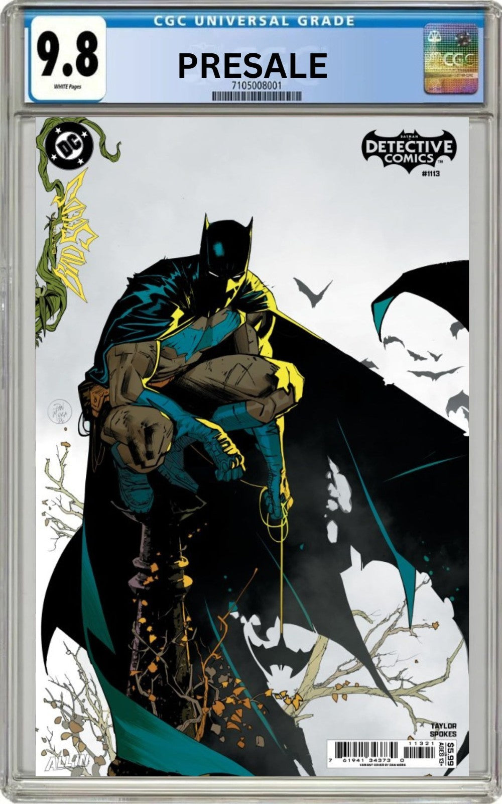 CGC 9.8 Detective Comics #1113 Dan Mora Variant Pre-Sale 9/16/26