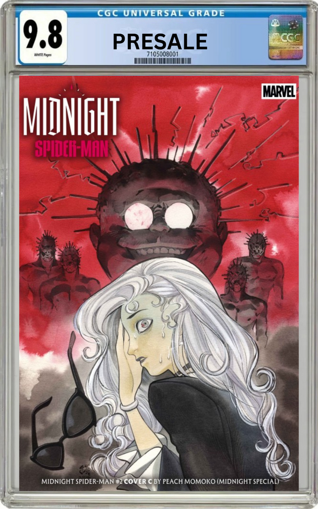 PRESALE 11/18/2026 CGC 9.8 Midnight Spider-Man #2 Cover C Peach Momoko Variant