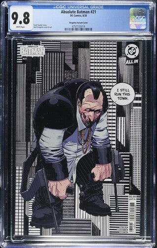 CGC 9.8 Absolute Batman #21 1st Two Face/Penguin Dragotta "C"