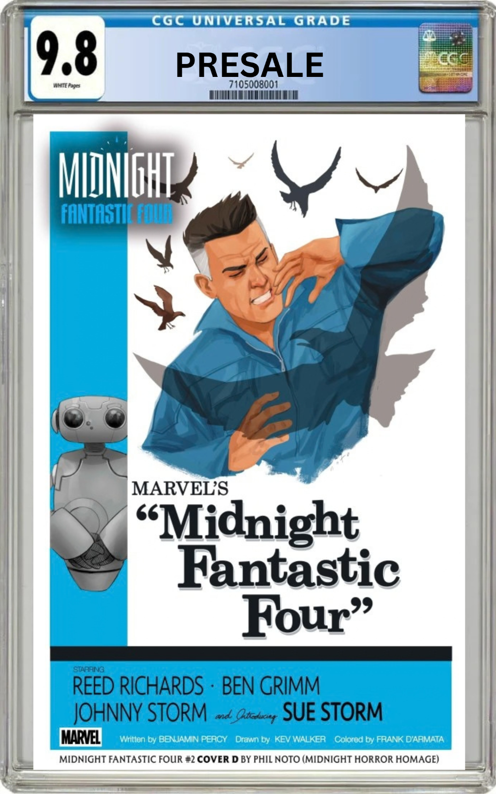 PRESALE 11/18/2026 CGC 9.8 Midnight Fantastic Four #2 Cover D Horror Homage