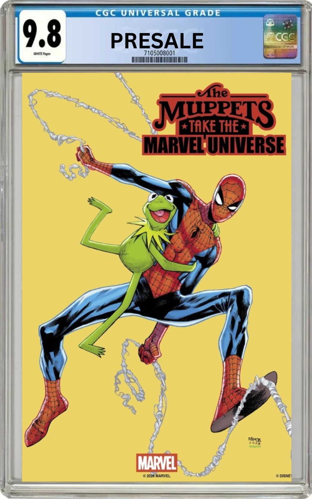 CGC 9.8 Muppets Take the Marvel Universe #1 Humberto Ramos FOIL Pre-Sale 9/23/26