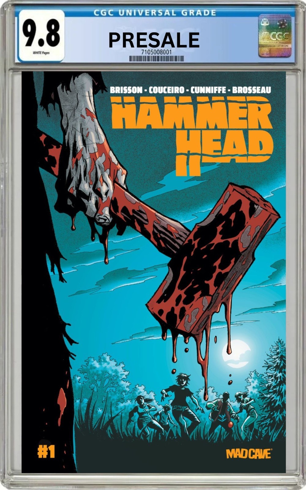 CGC 9.8 hammer Head #1 Cover "A" Mad Cave Studios Pre-Sale 10/14/26