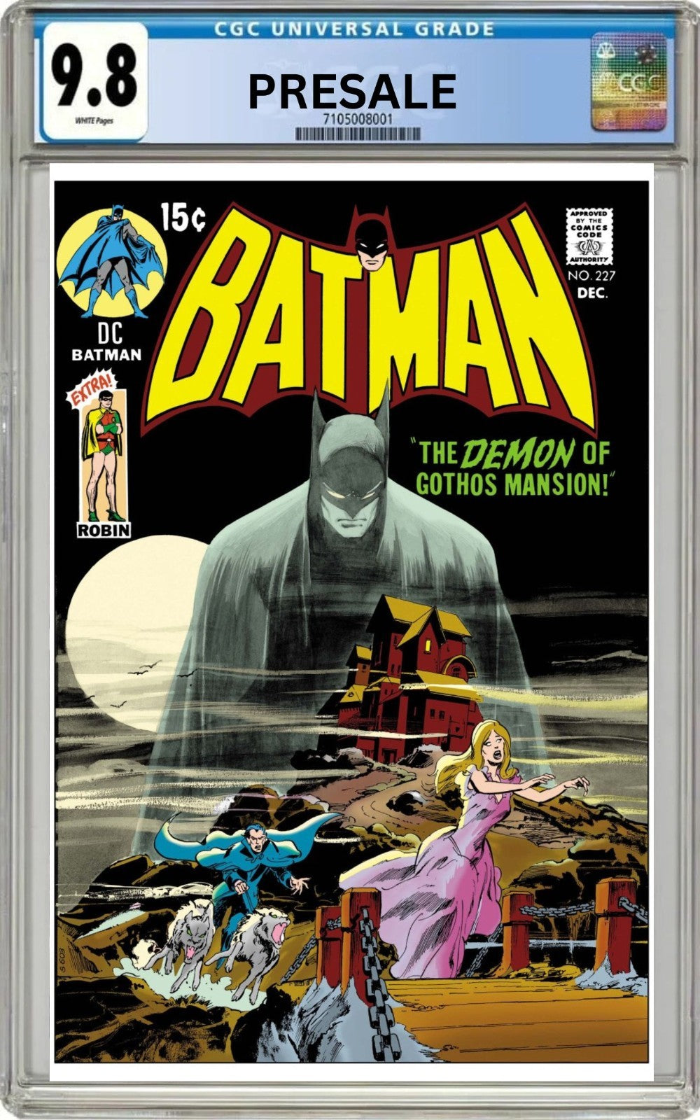 CGC 9.8 Batman #227 Facsimile Foil Neal Adams Cover Pre-Sale 10/14/26