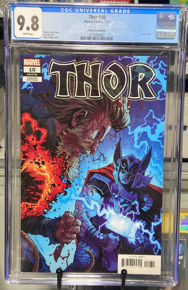 CGC 9.8 Thor #10 Ryan Ottley Variant cover Marvel Comics 2021