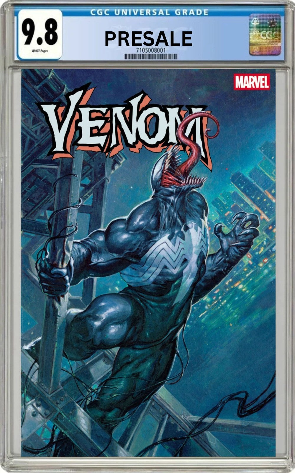 CGC 9.8 Venom #1 Davide Paratore Cover A Pre-Sale 10/14/26