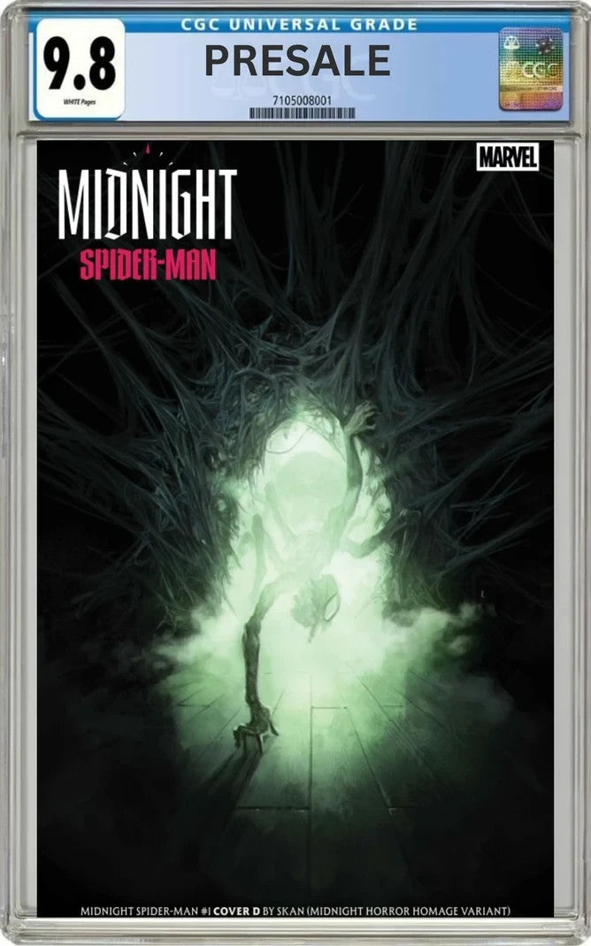 CGC 9.8 Midnight Spider-Man #1 Cover D Skan Srisuwan Variant (Pre-Sale 10/7/26)