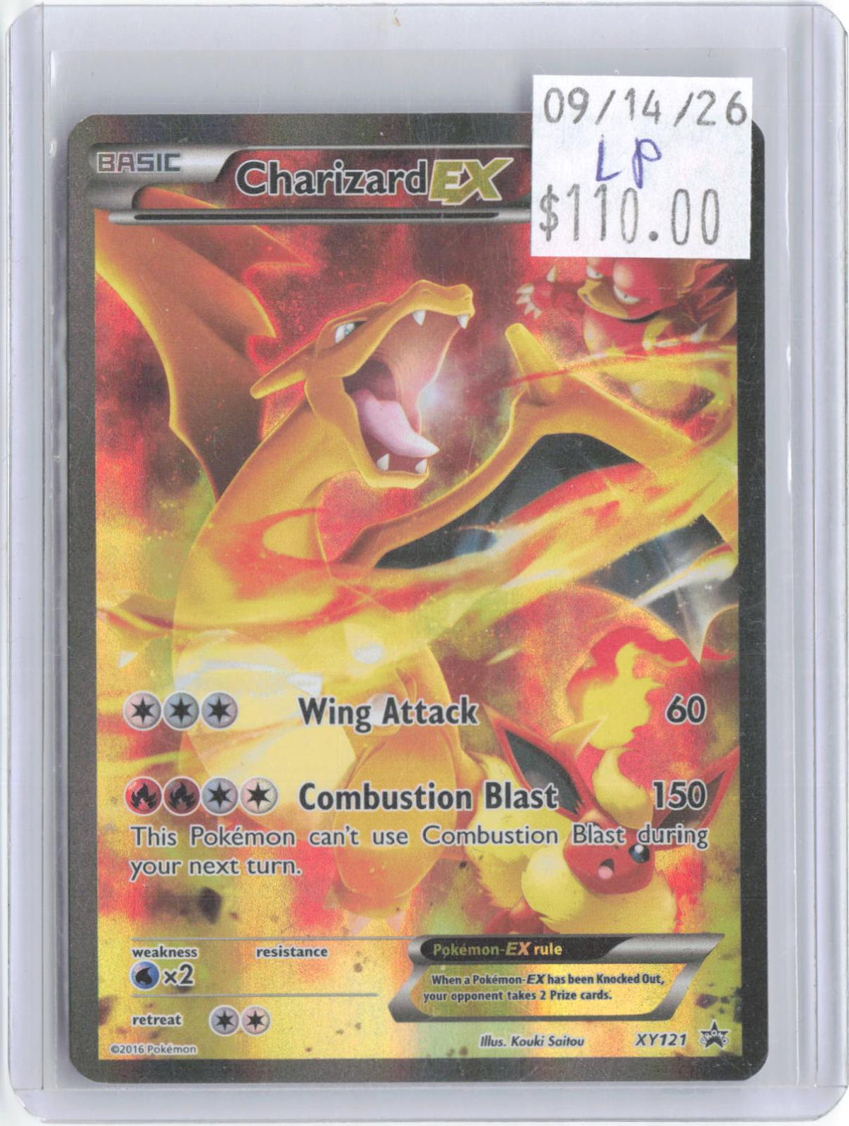 Charizard EX XY121 Holo Promo XY Promo Pokemon Lightly Played