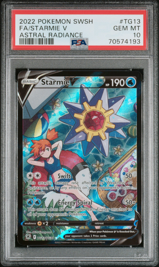 Starmie V TG13/TG30 Astral Radiance Pokemon PSA 10