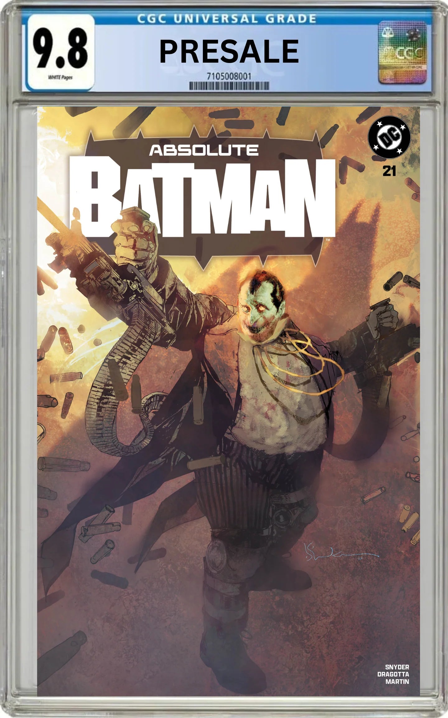 CGC 9.8 Absolute Batman #21 Collectors Emporium Exclusive by Bill Sienkiewicz Trade Dress Variant (Presale 6/17/26)