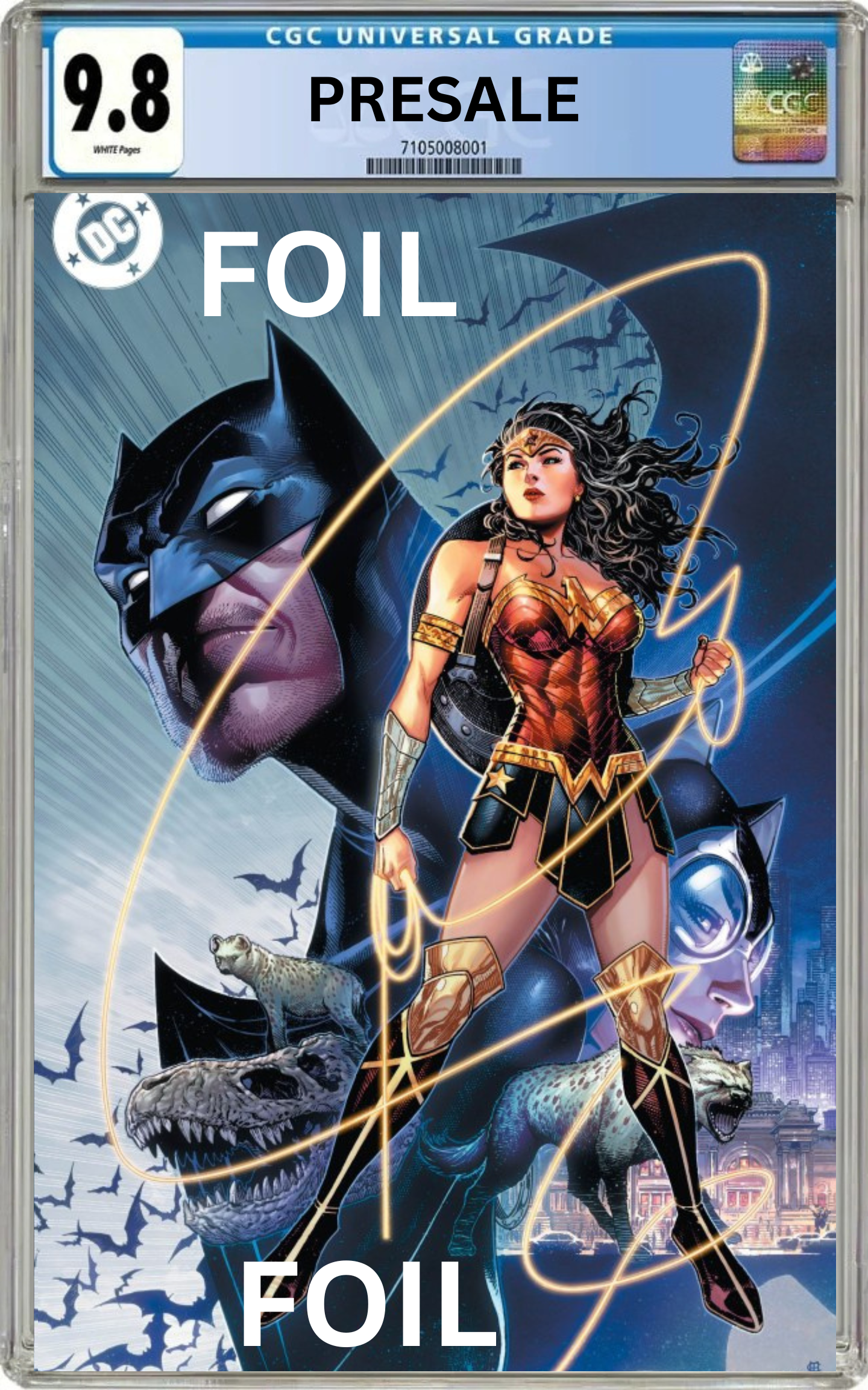 CGC 9.8 Batman/Wonder Woman: Truth #1 Jim Cheung FOIL Virgin Variant (Presale 4/29/26)