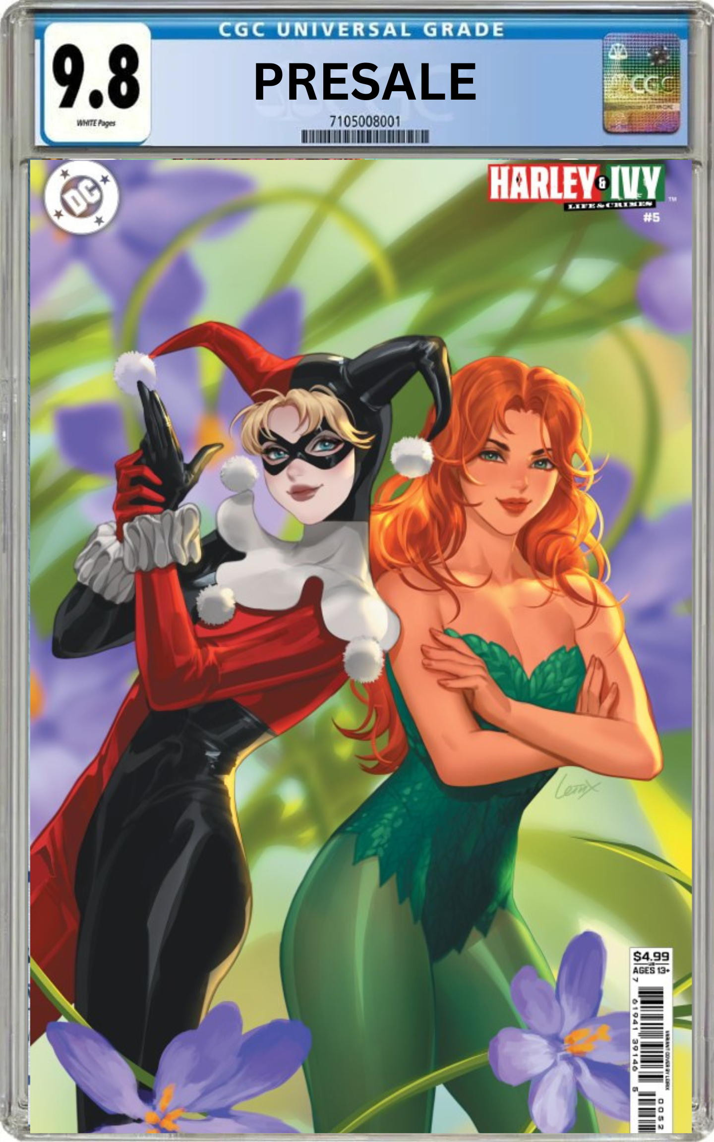 CGC 9.8 Harley & Ivy: Life & Crimes #5 Cover B Lesley "Leirix" Li Variant (Presale 4/22/26)