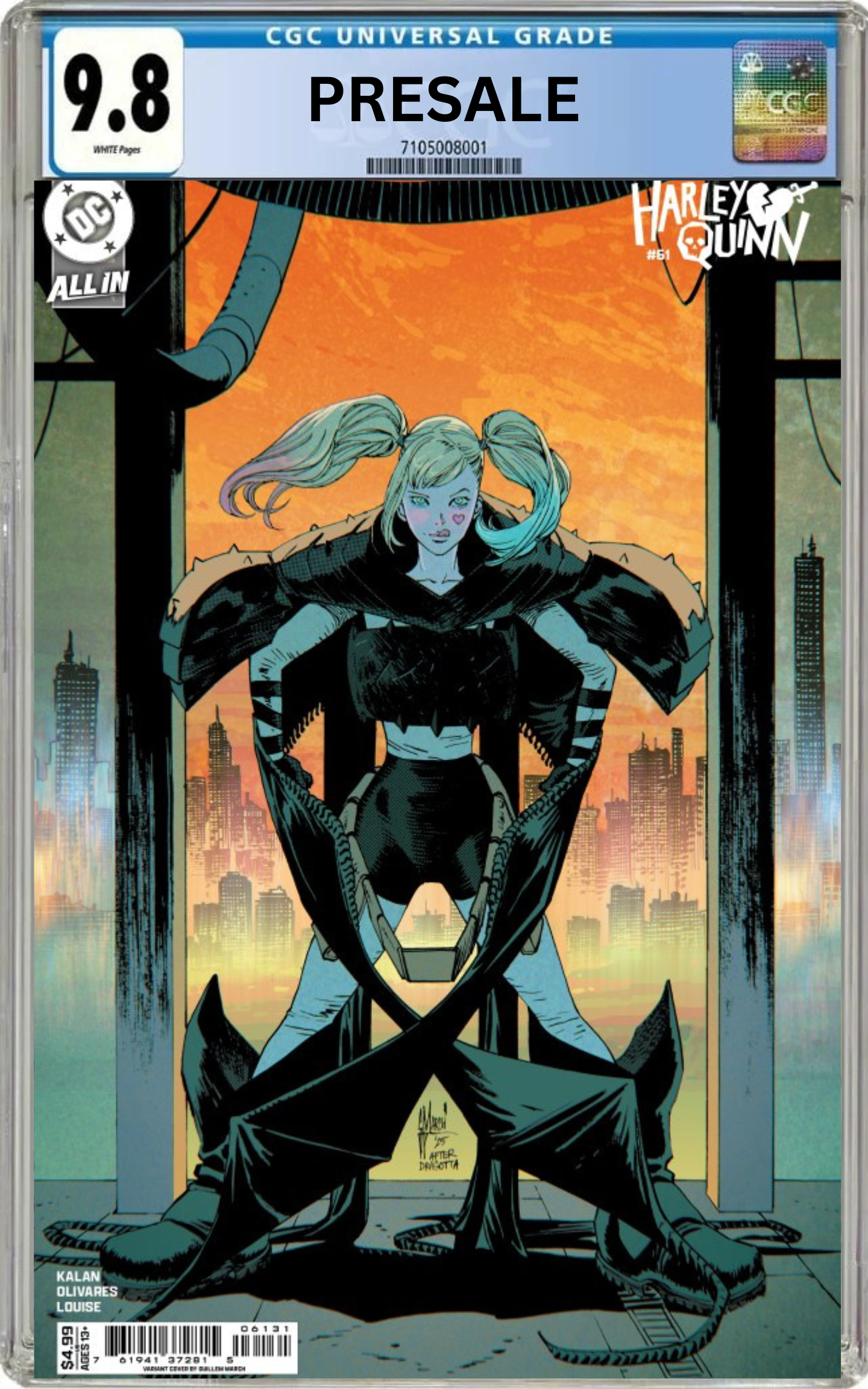 CGC 9.8 Harley Quinn #61 Cover C Guillem March Variant Absolute Batman Homage (Presale 4/22/26)