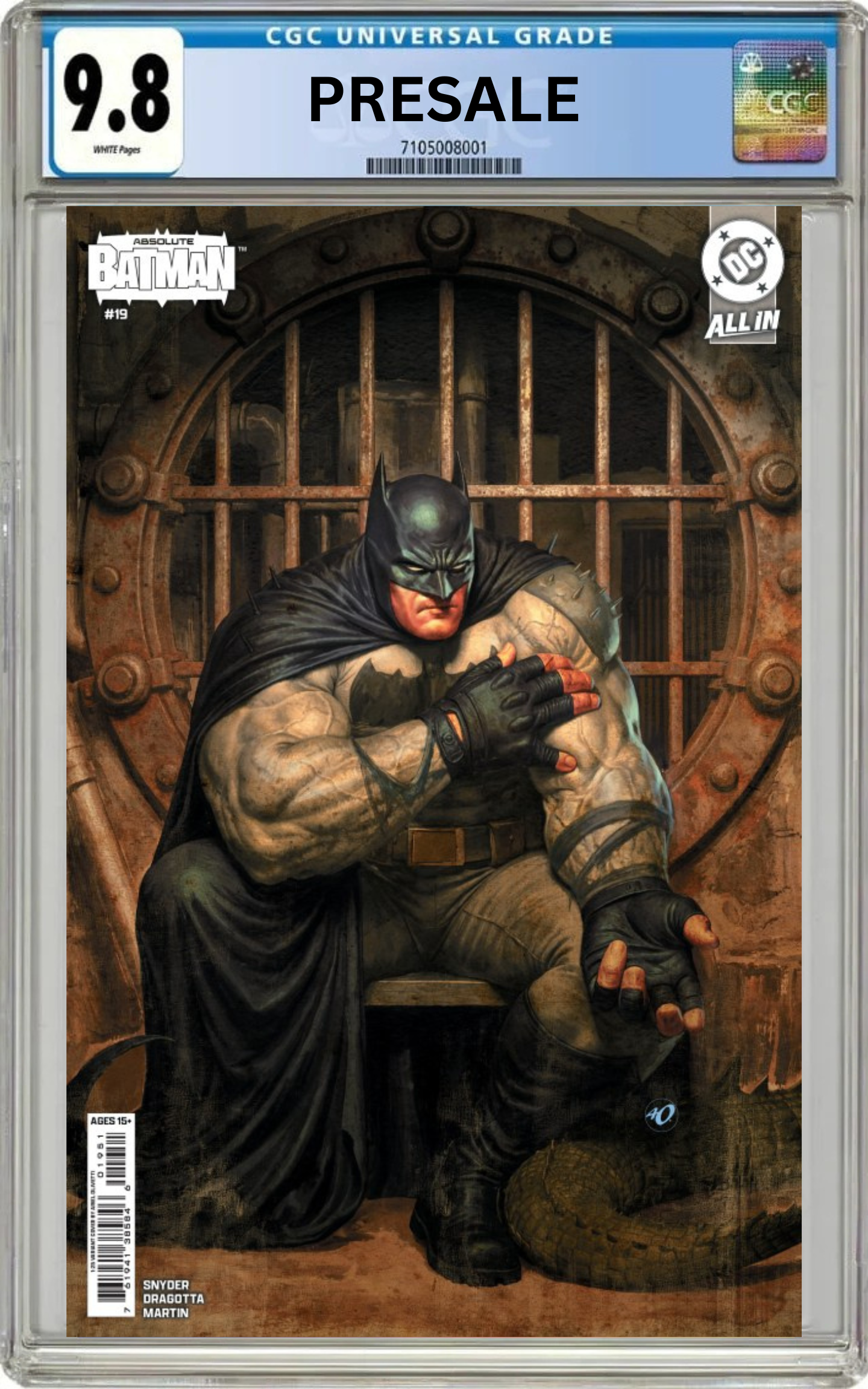 CGC 9.8 Absolute Batman #19 CVR E 1:25 Ariel Olivetti (Presale 4/15/26)