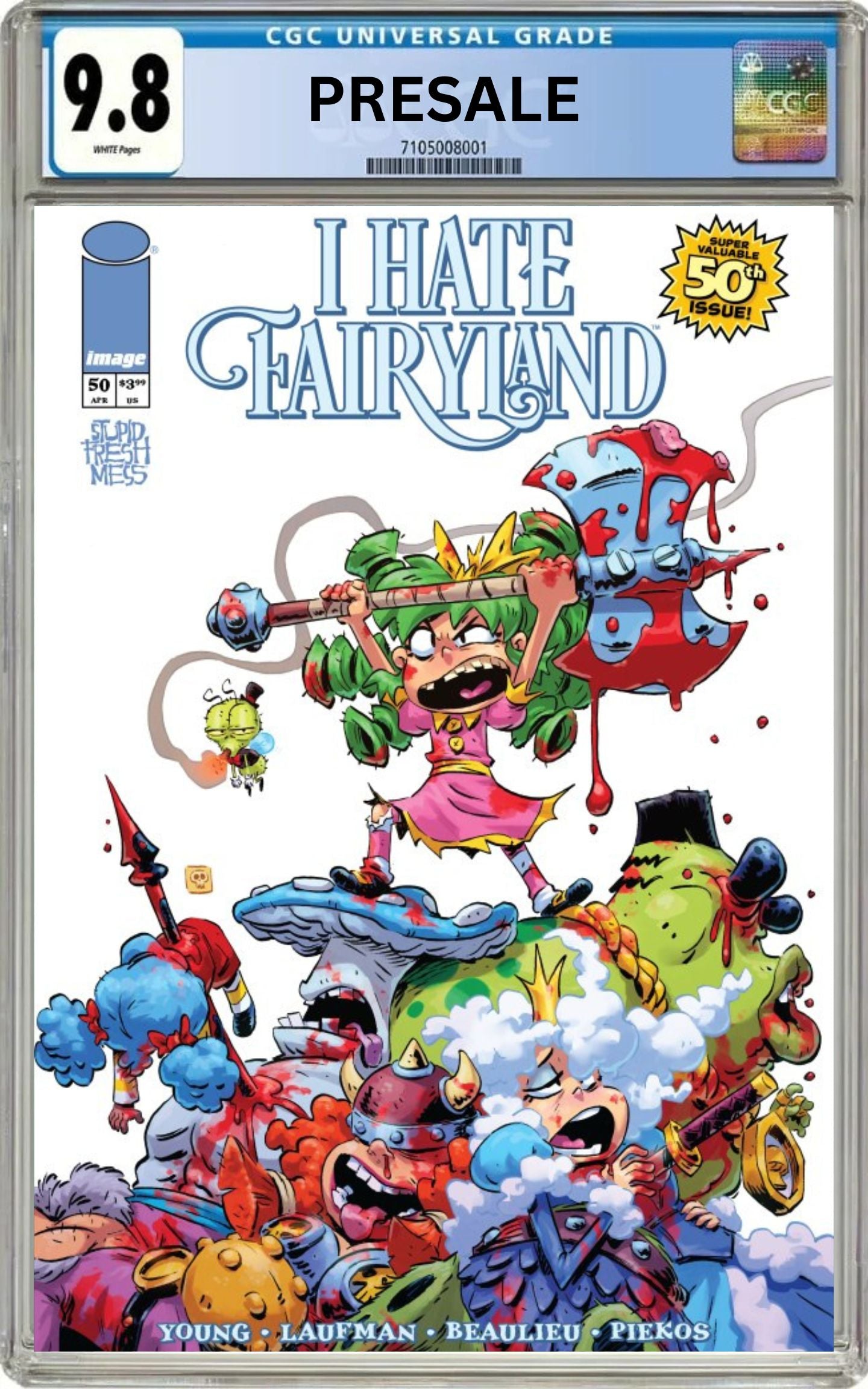 CGC 9.8 I Hate Fairyland #50 Derek Laufman Cover A (Pre-Sale 4/29/26)