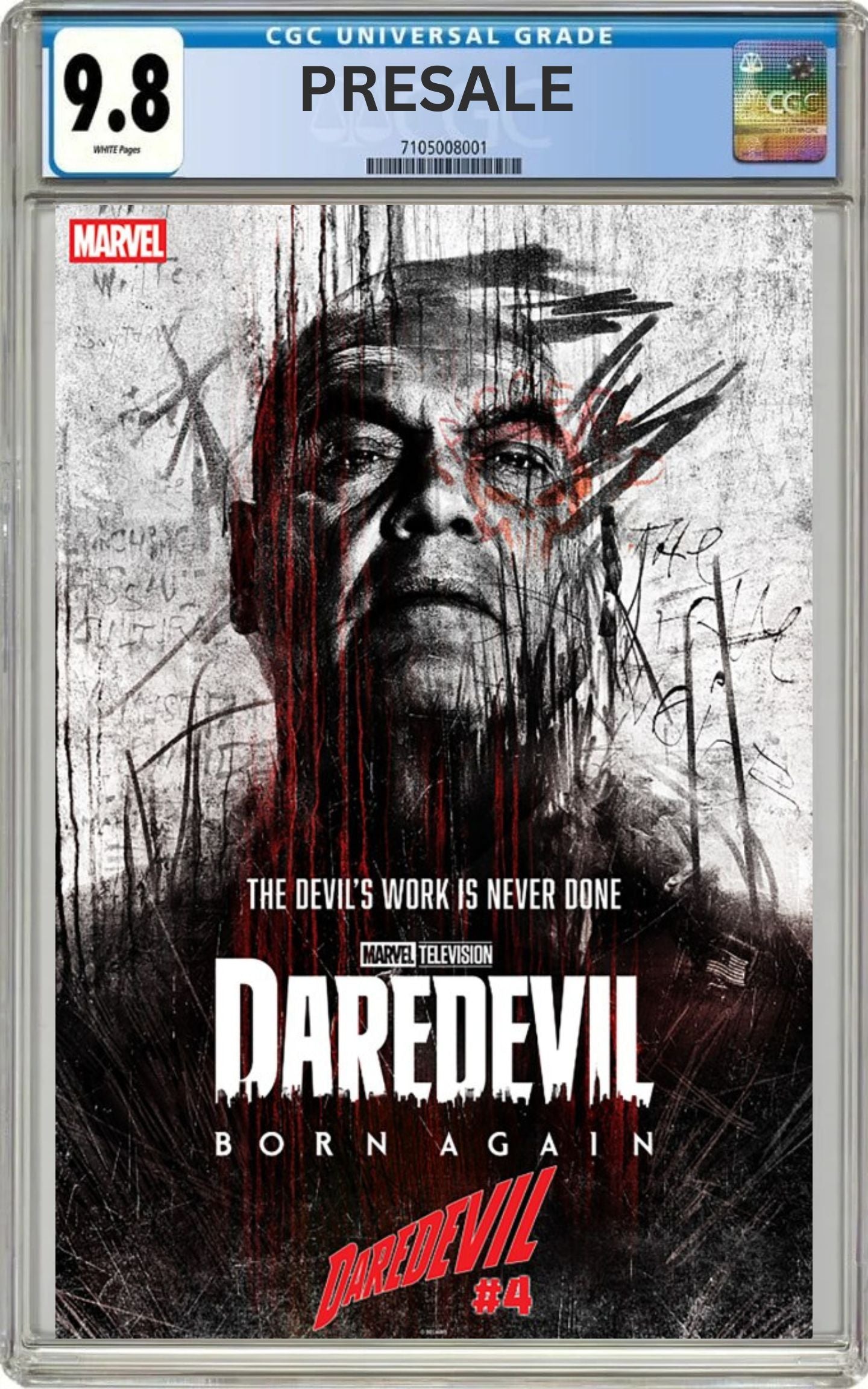 CGC 9.8 Daredevil #4 Marvel Television Variant (Pre-Sale 7/8/26)