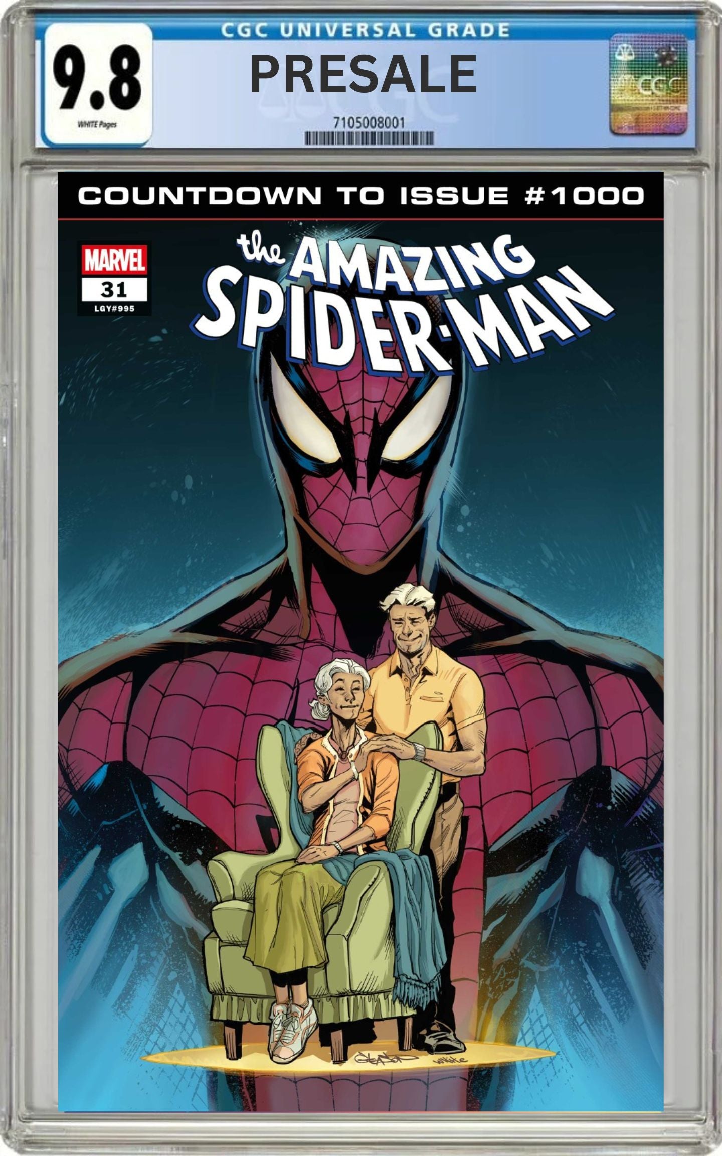 CGC 9.8 The Amazing Spider-Man #31 (Legacy #995) Cover A Patrick Gleason (Pre-Sale 6/17/26)