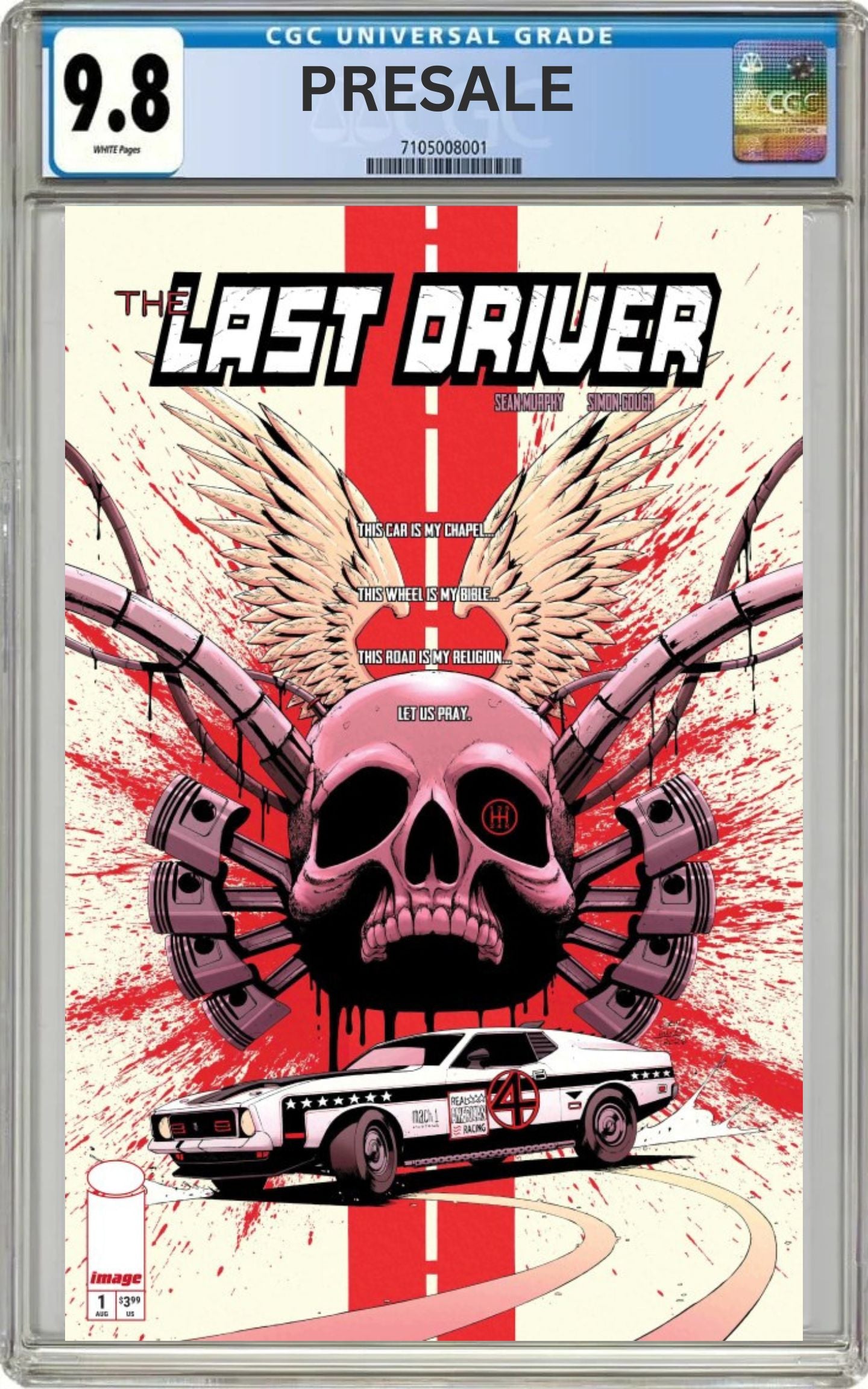 CGC 9.8 The Last Driver #1 Cover C Corin Howell Variant (Presale 8/19/26)