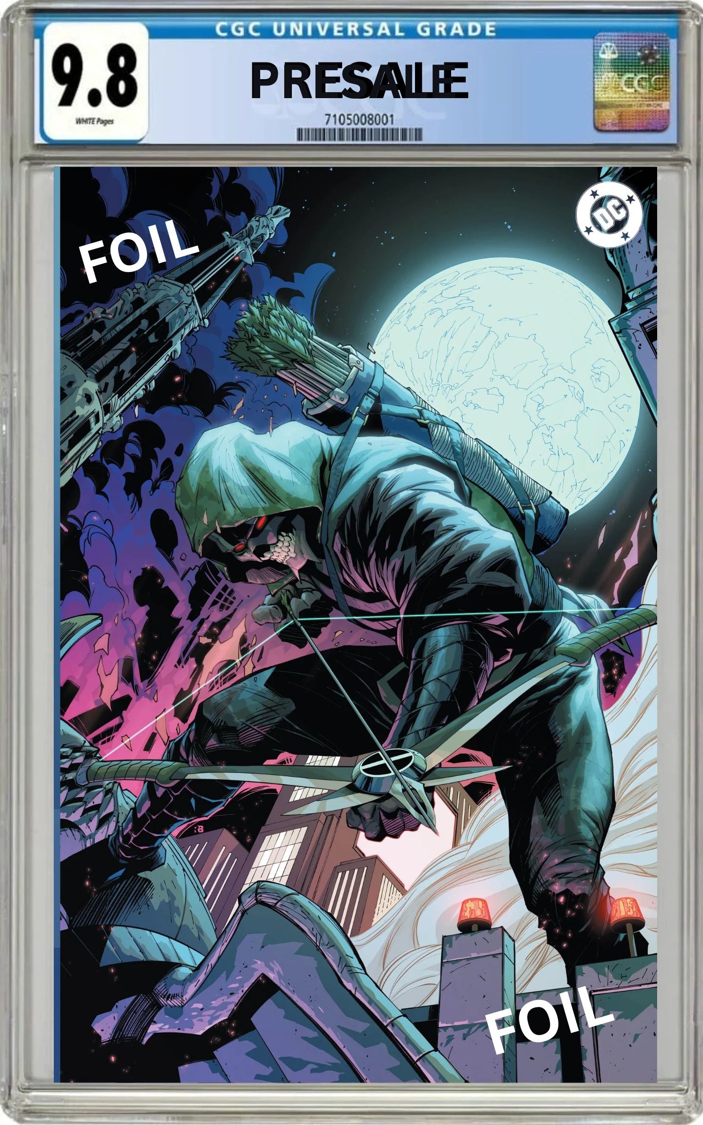 CGC 9.8 Absolute Green Arrow #1 Collectors Emporium Exclusive by Ryan Benjamin Virgin Foil (Presale 5/20/26)