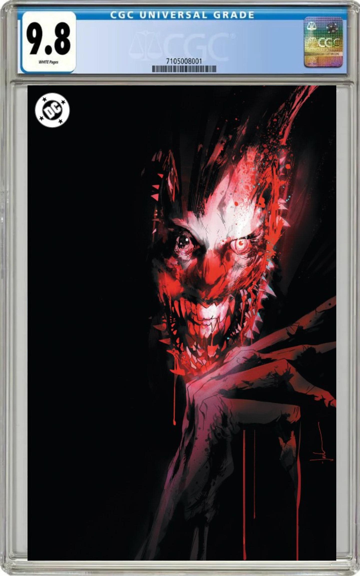 CGC 9.8 1st Printing Absolute Batman #15 (JOKER) Joke Virgin Variant Cover F SNYDER DRAGOTTA