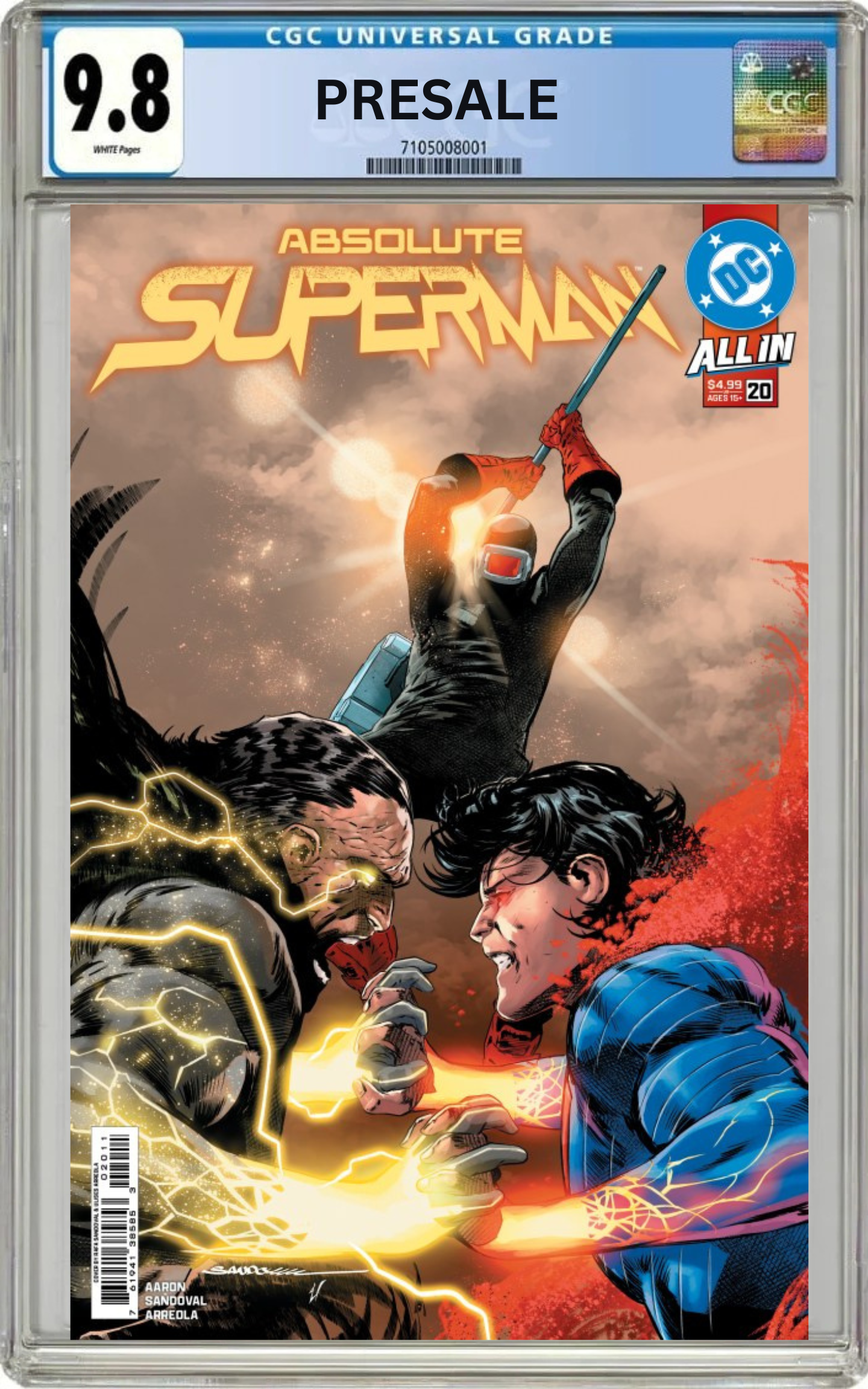 CGC 9.8 Absolute Superman #20 Cover A Rafa Sandoval (Presale 6/17/26)