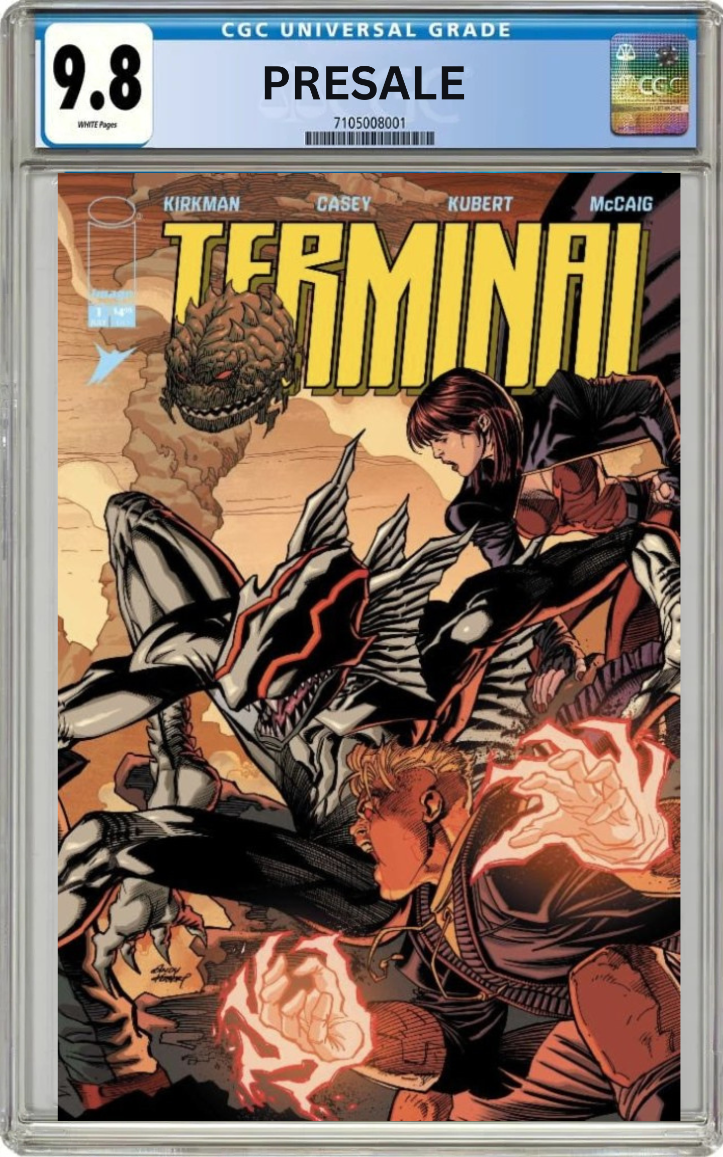 CGC 9.8 Terminal #1 Cover B Andy Kubert Connecting Variant (Presale 7/22/26)
