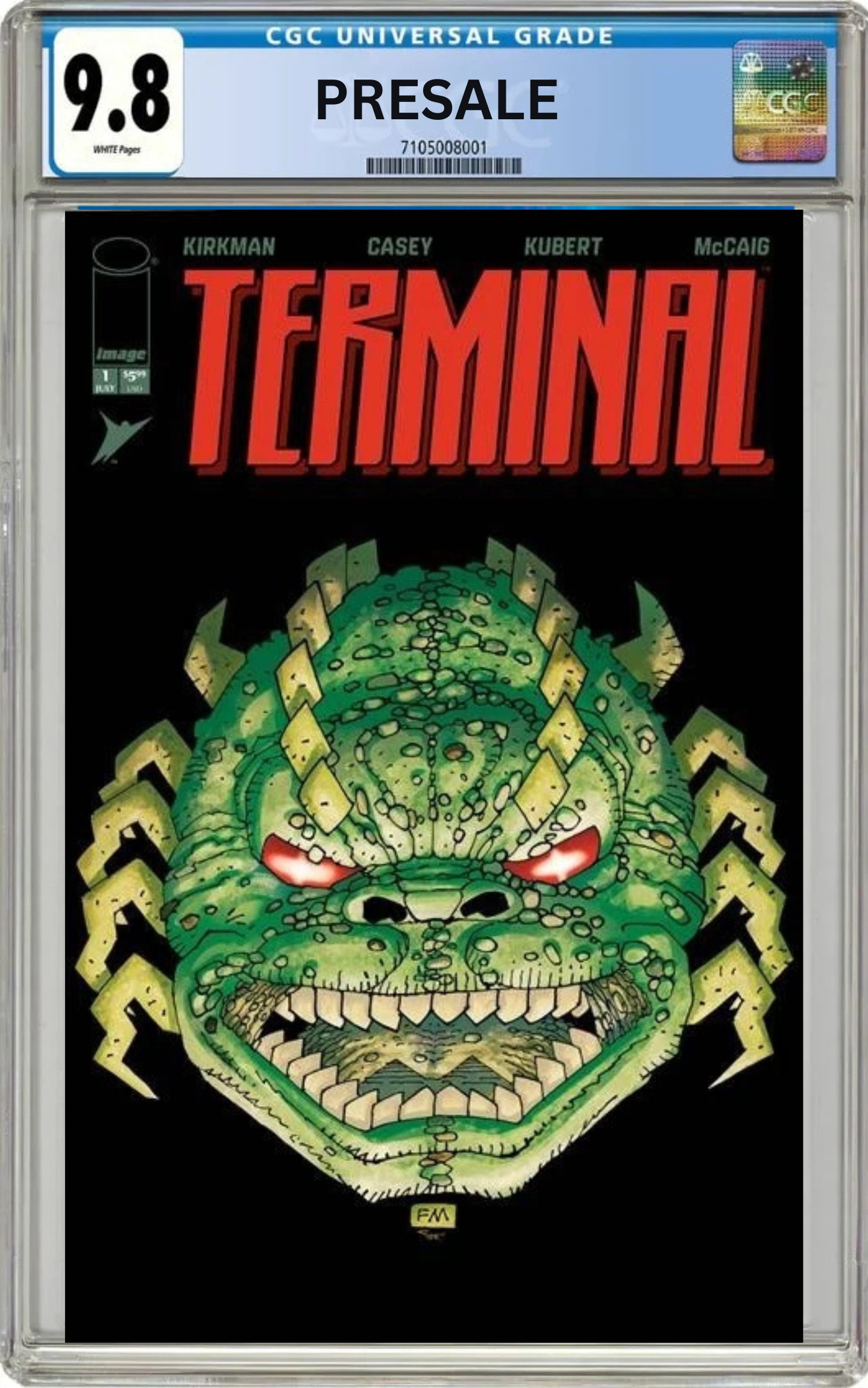 CGC 9.8 Terminal #1 Variant 1:100 Frank Miller (Presale 7/22/26)