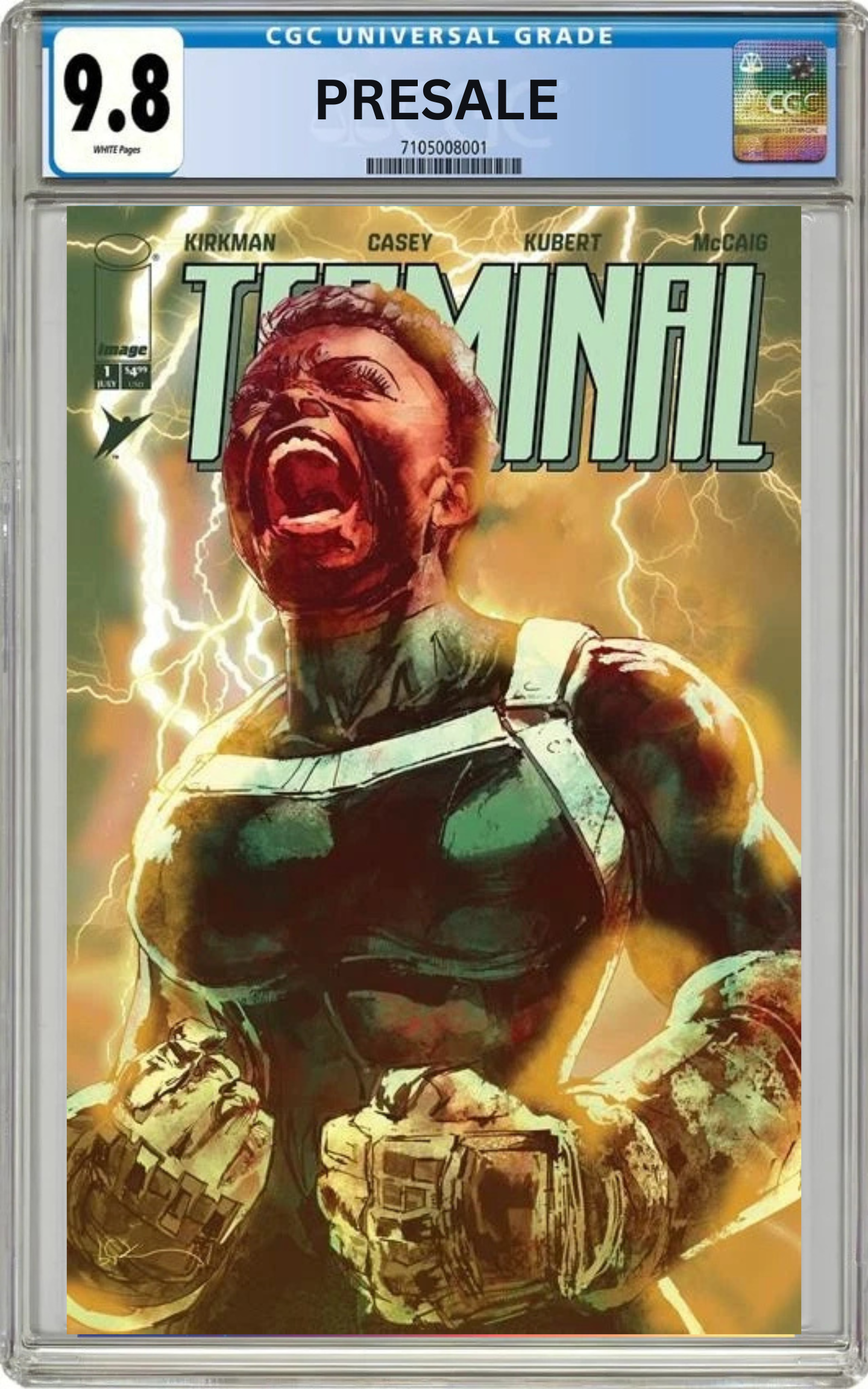 CGC 9.8 Terminal #1 Variant 1:25 Bill Sienkiewicz (Presale 7/22/26)