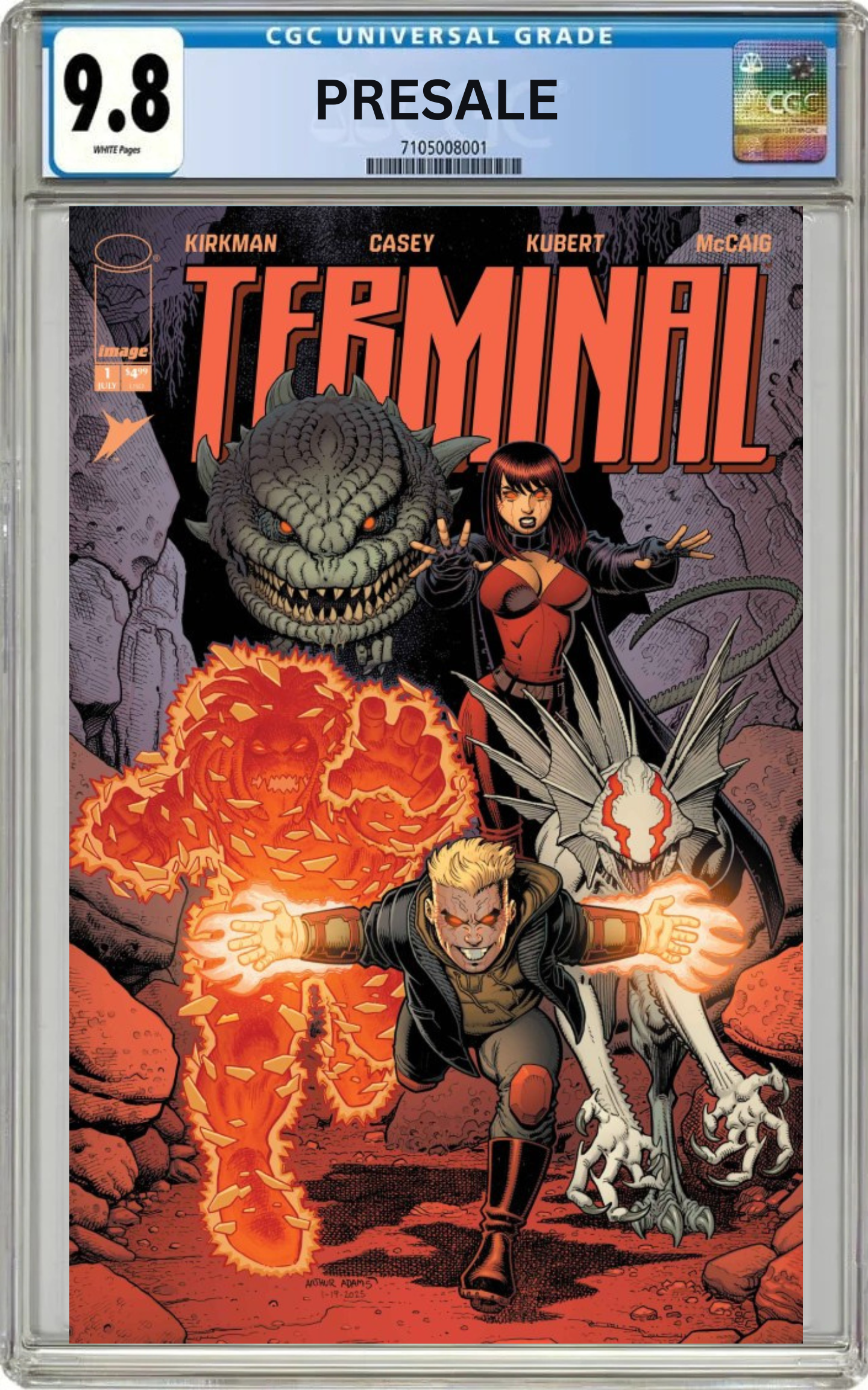 CGC 9.8 Terminal #1 Cover D Arthur Adams (Presale 7/22/26)