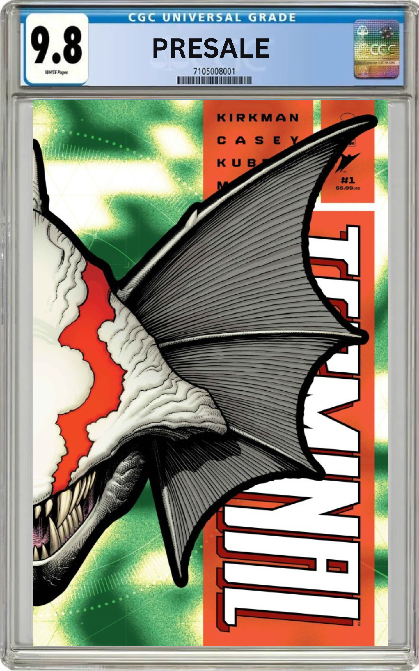 CGC 9.8 Terminal #1 Cover K Andres Juarez Mask Die-Cut Foil Variant Wraparound Cover (Presale 7/22/26)