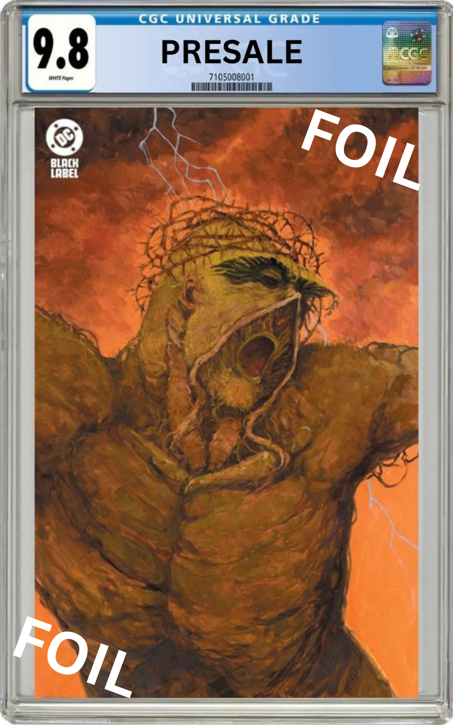 CGC 9.8 Swamp Thing 1989 #1 (OF 4) Michael Zulli FOIL Variant (presale 4/29/26)
