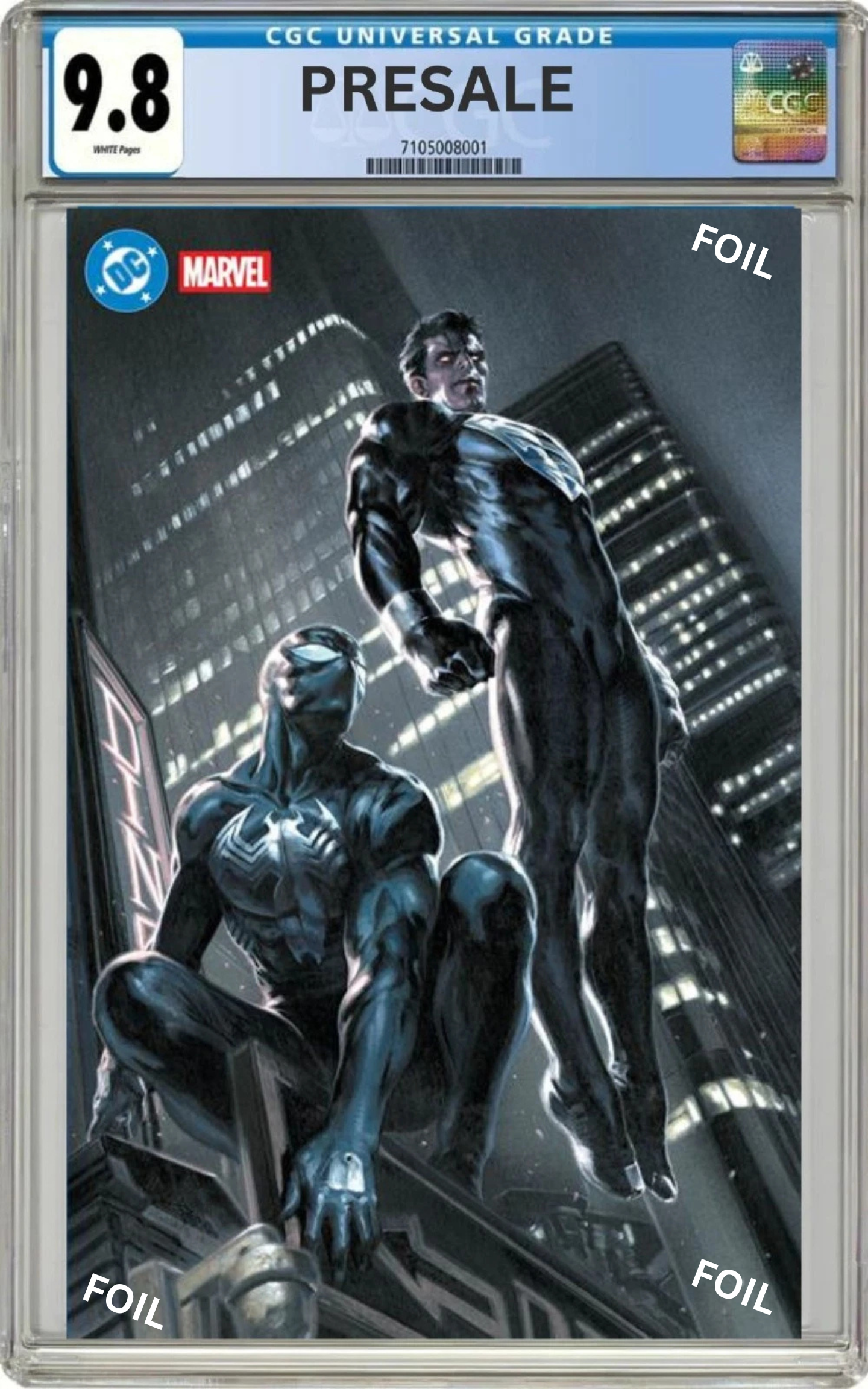CGC 9.8 DC / Marvel: Superman/Spider-Man #1 2nd Printing Gabriele Dell'Otto Foil Virgin Variant (Presale 5/27/26)