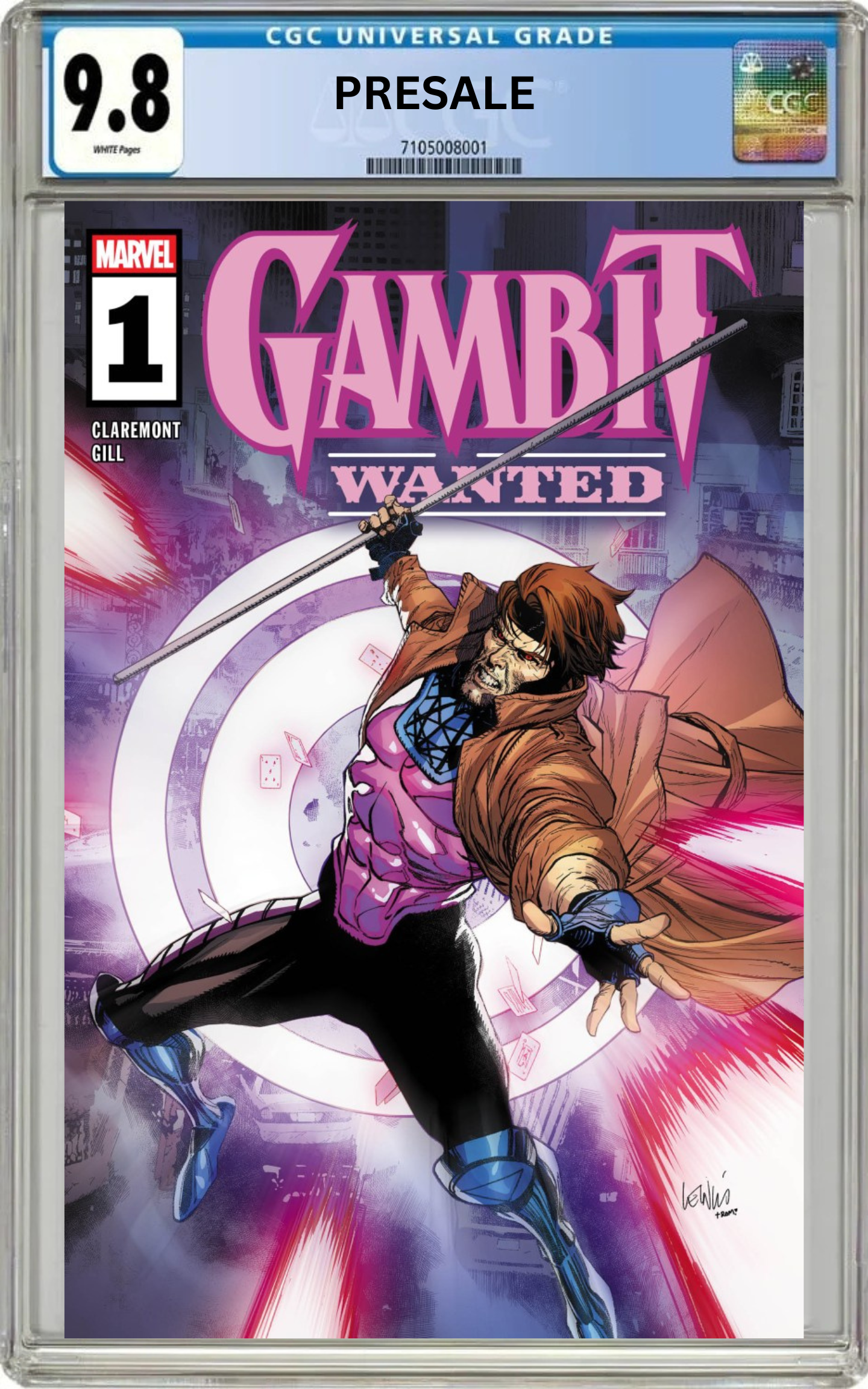 CGC 9.8 Gambit: Wanted #1 Cover A Leinil Francis Yu (PreSale 6/22/26)