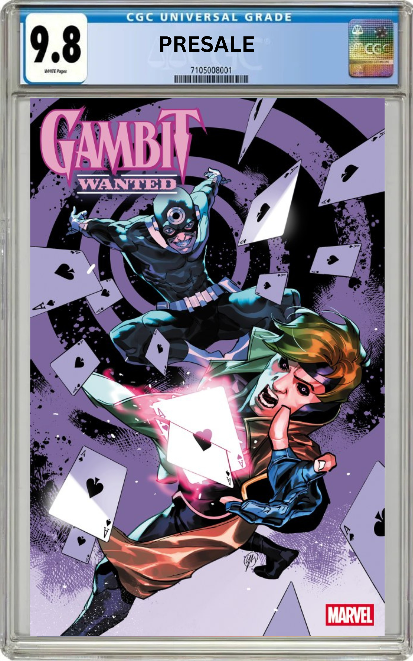 CGC 9.8 Gambit: Wanted #1 Yasmine Putri 1:25 Variant (PreSale 6/22/26)