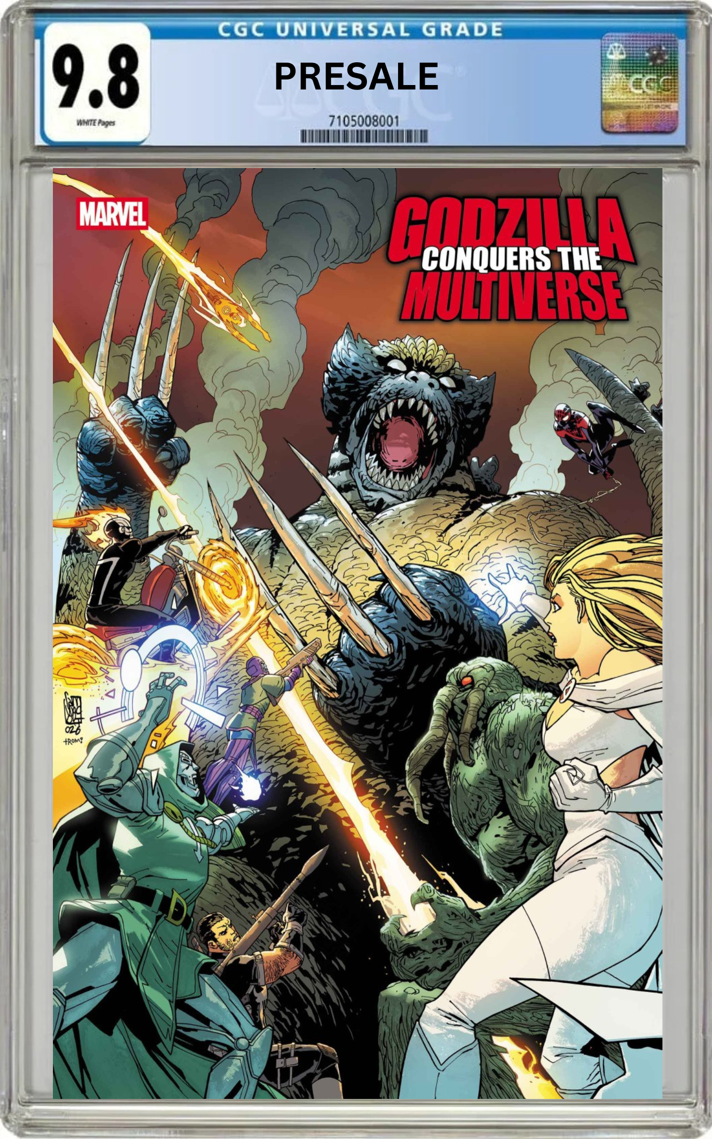 CGC 9.8 Godzilla Conquers the Multiverse #1 Giuseppe Camuncoli Variant (PreSale 7/22/26)