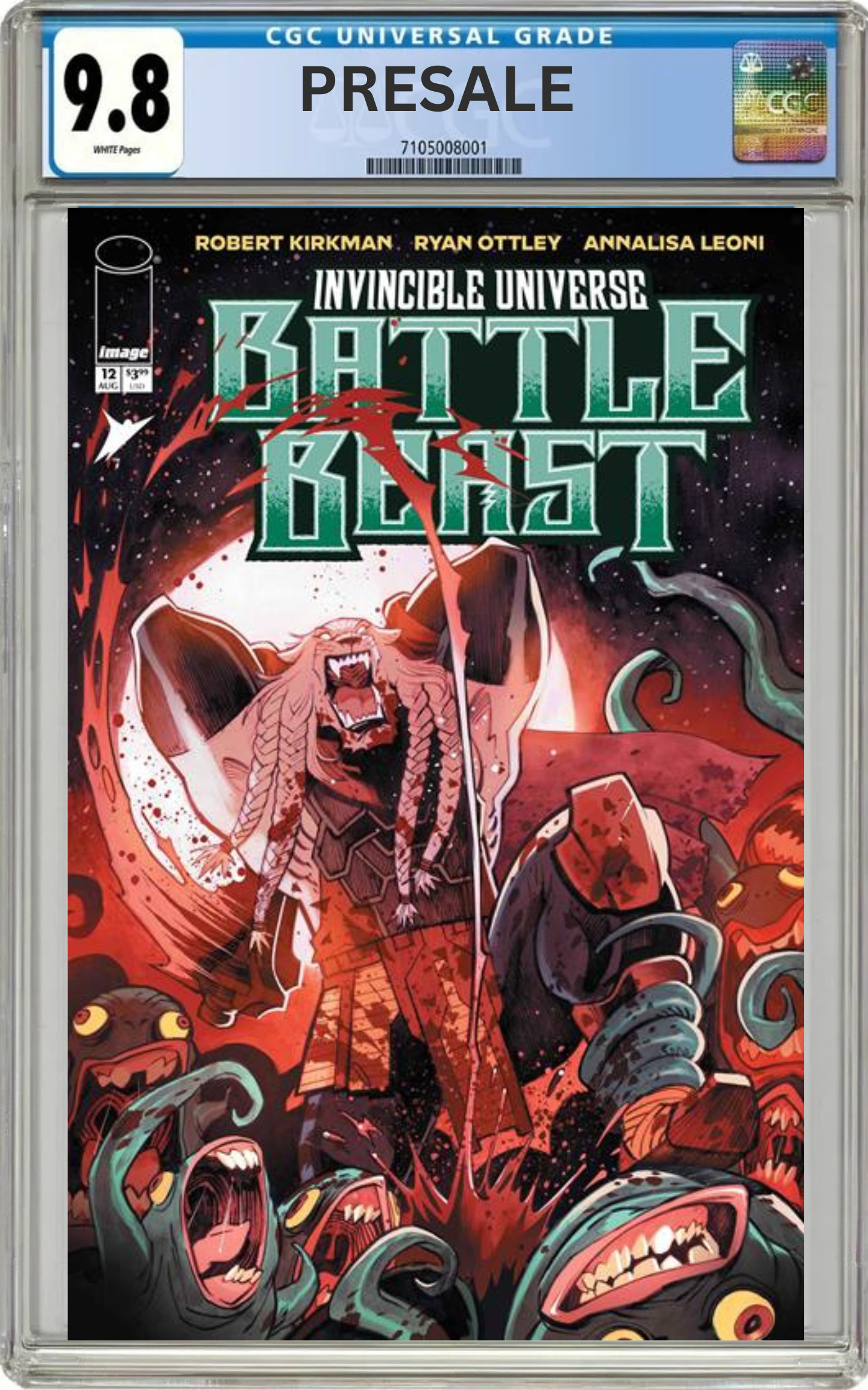 CGC 9.8 Battle Beast #12 Cover E 1:50 Miki Montllò Variant (Presale 8/19/26)